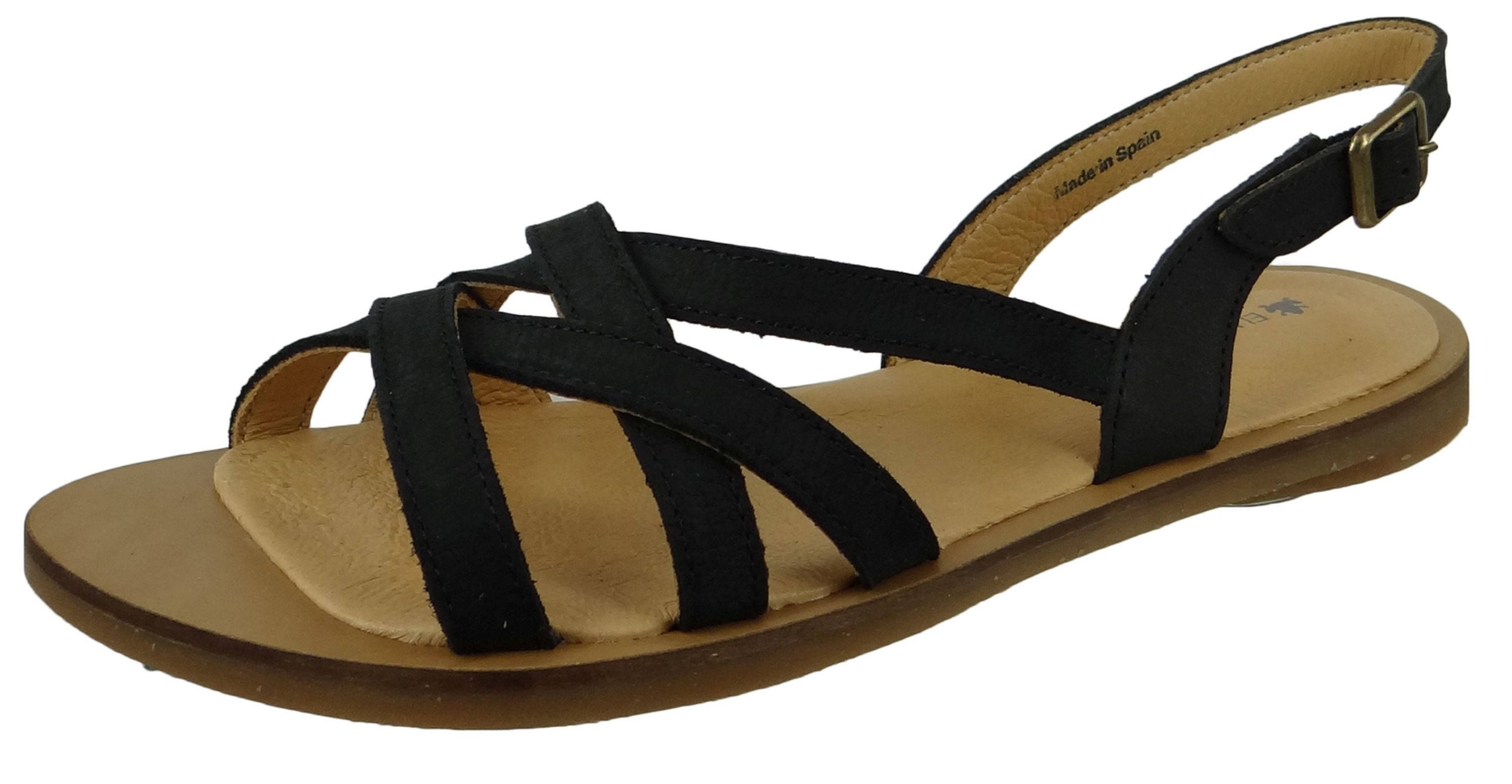 El Naturalista N5195 Tulip Black Sandale