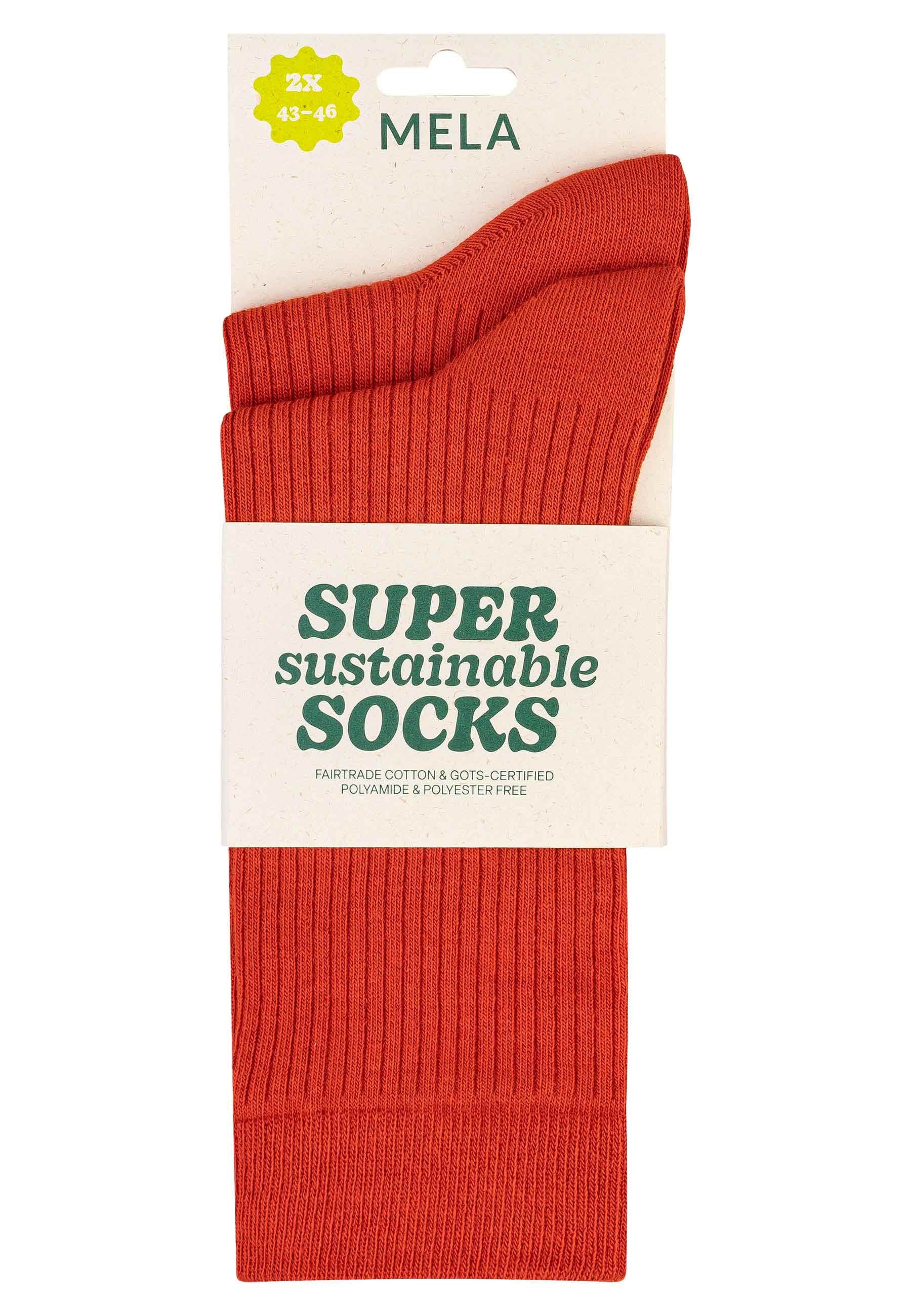 MELA Socken Unisex Gerippte Socken 2 günstig online kaufen