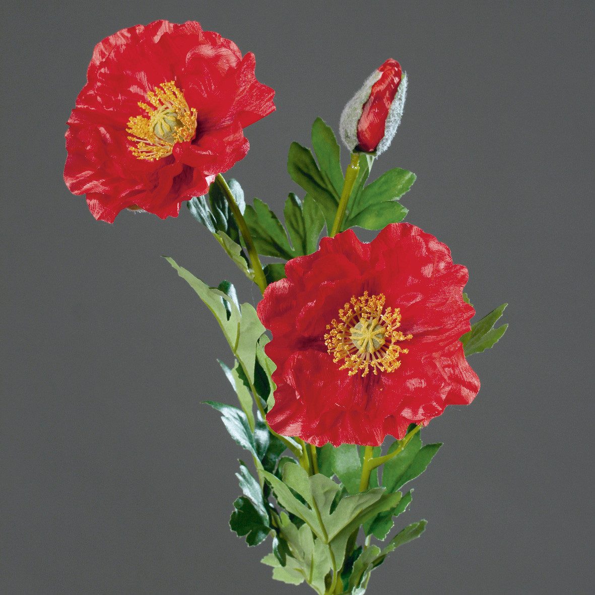 Kunstblume Rot, Durchmesser 13 cm, DPI, günstig online kaufen