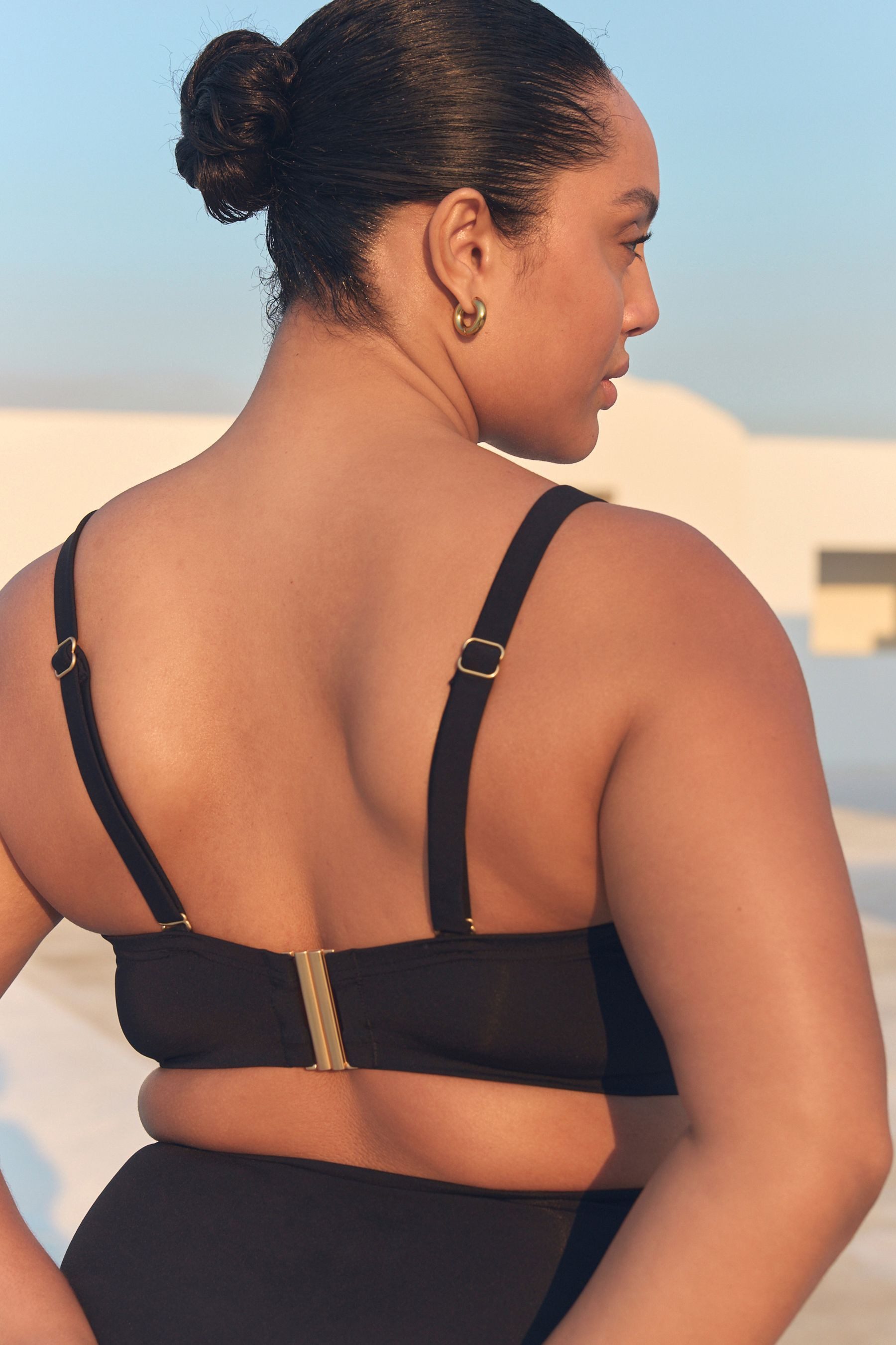 Next Bandeau-Bikini-Top F-K Twist Bandeau-Bikinitop mit Bügel (1-St)