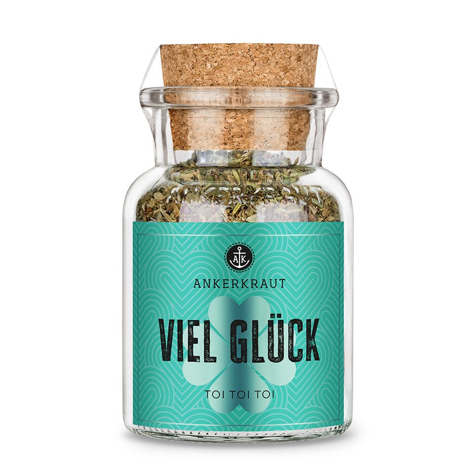 Ankerkraut Gewürz Viel Glück, 30g im Korkenglas, Ankerkraut Kräuter der Provence