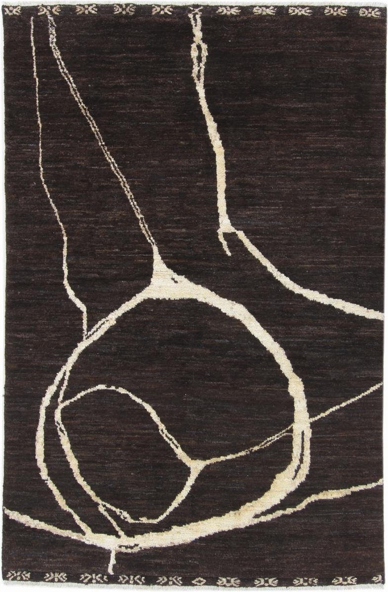 Orientteppich Berber Ela Design 134x205 Handgeknüpfter Moderner Orientteppich, Nain Trading, rechteckig, Höhe: 20 mm
