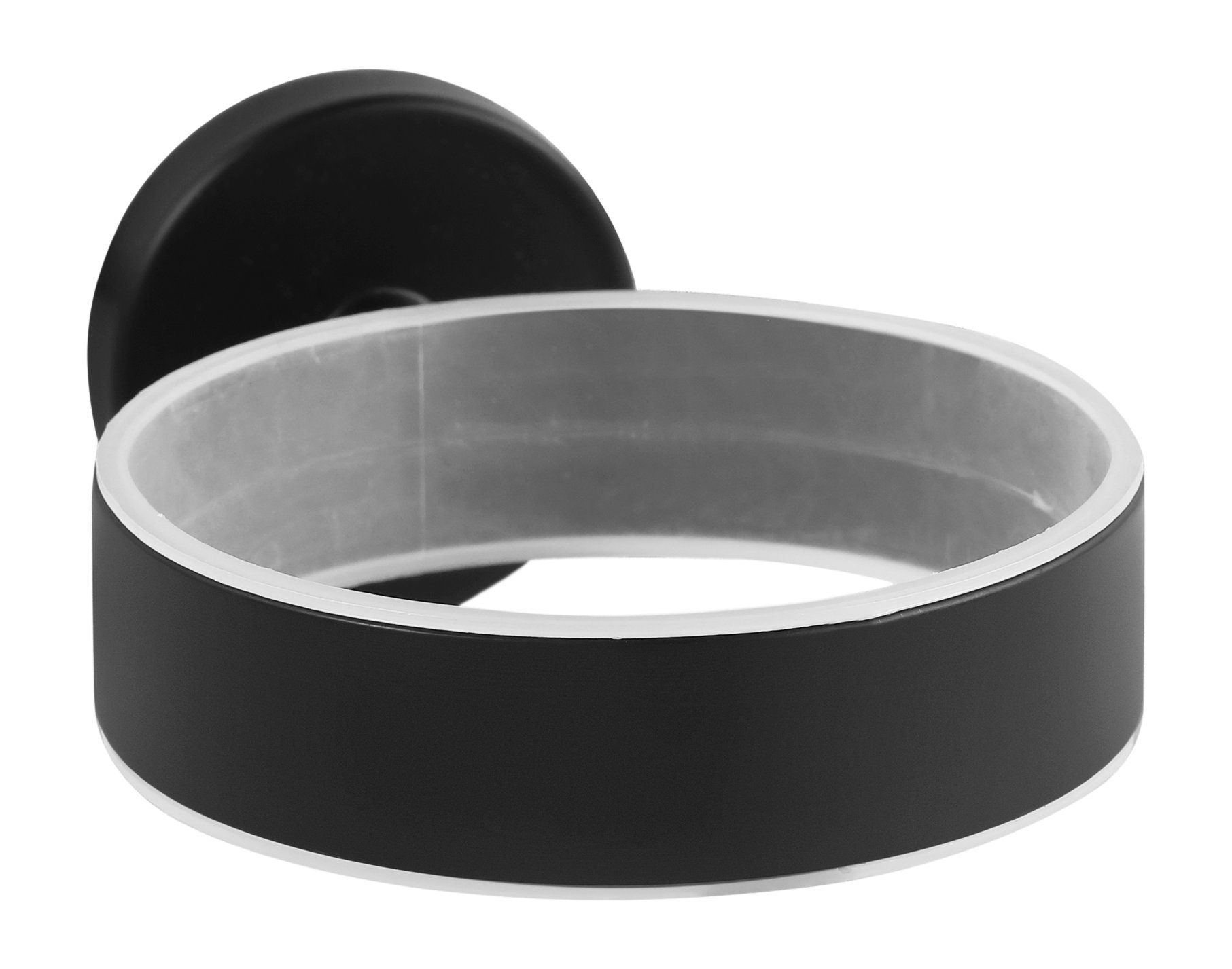 Ambrosya Haartrocknerhalter Haartrocknerhalter aus Edelstahl - Fönhalter Fön Wandmontage Schwarz, (Packung, einfache Selbstmontage)