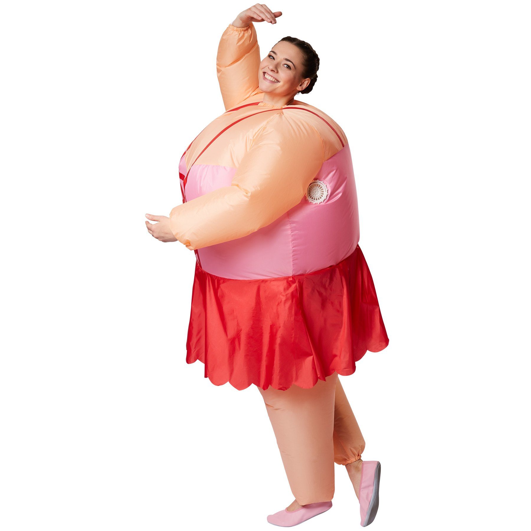 dressforfun Kostüm Selbstaufblasbares Kostüm Ballerina, Innerhalb von Sekunden aufgeblasen