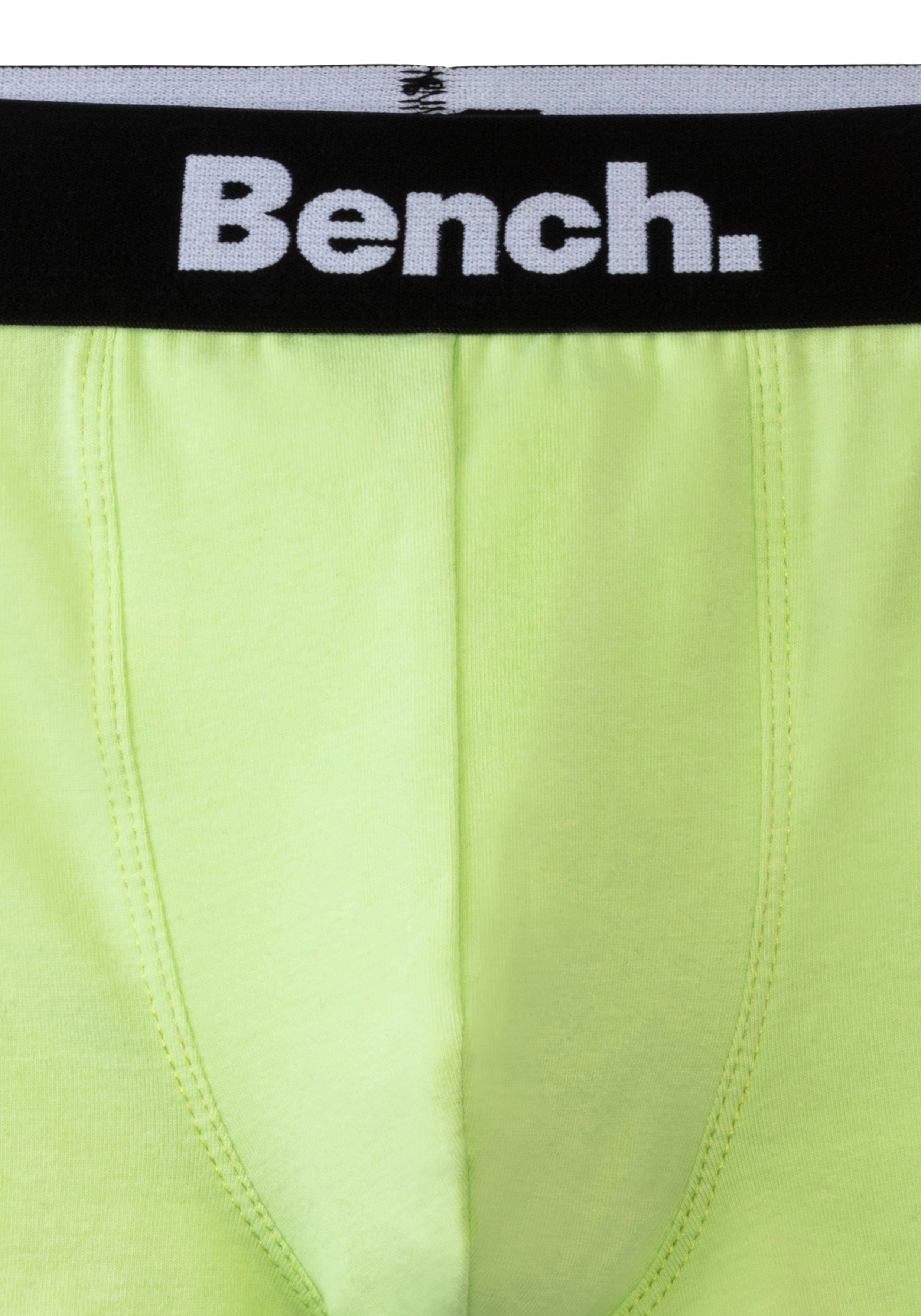 Bench. Boxer (Packung, 3-St) uni Packung / grün / gemustert in gemustert einer und blau