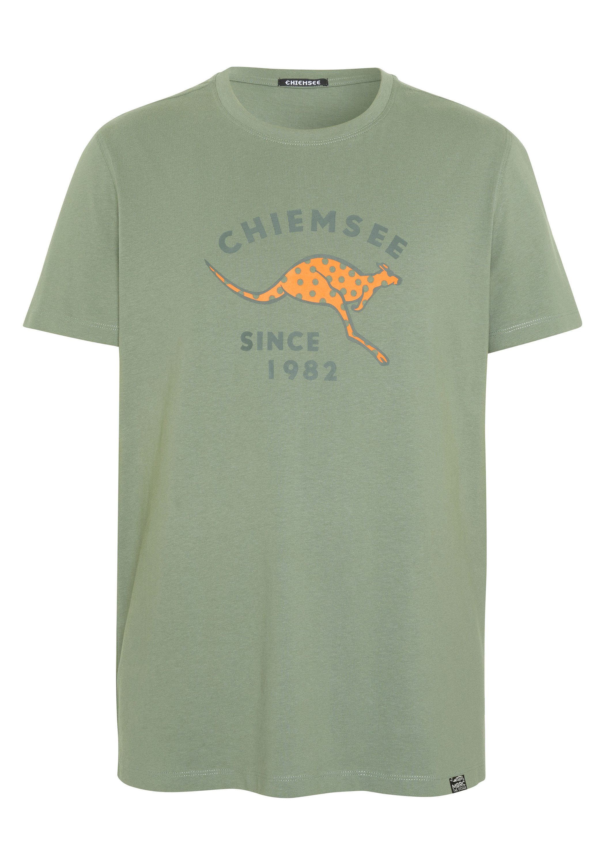 Print-Shirt T-Shirt mit Känguru-Motiv 1