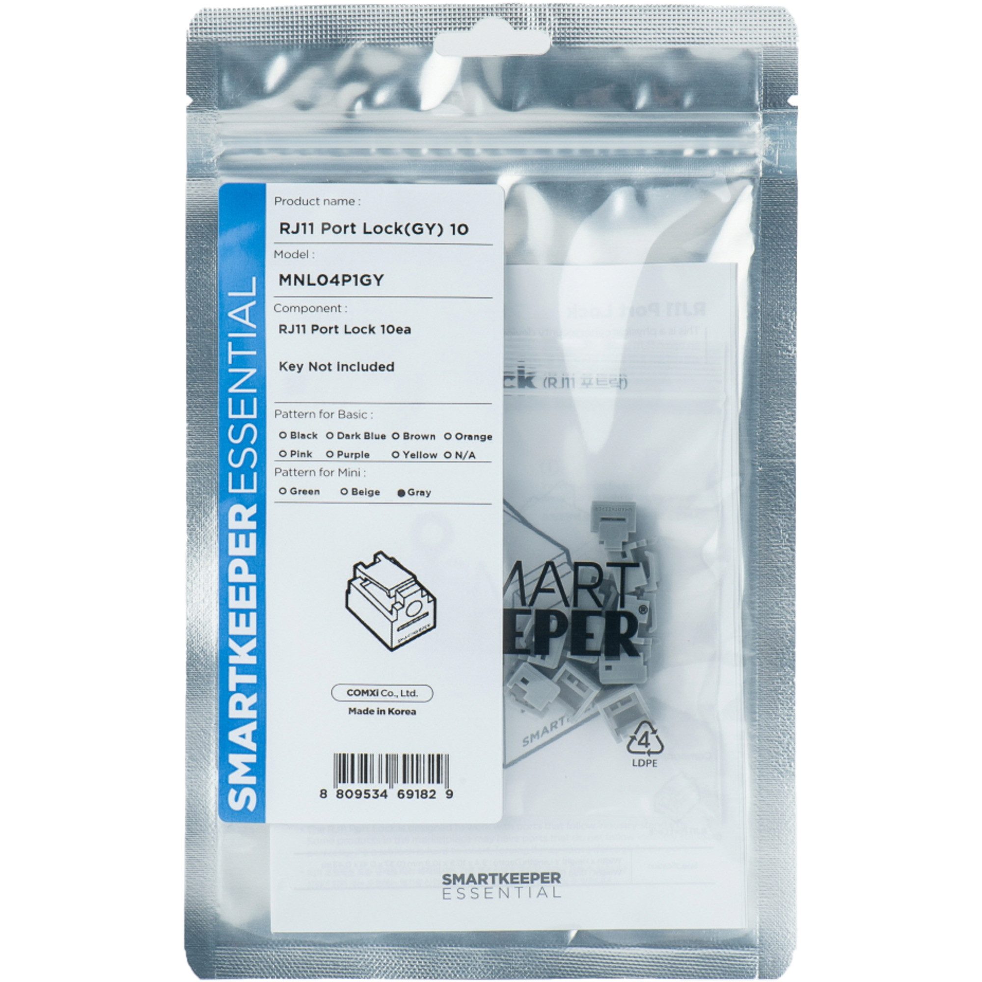 Smart Keeper Laptopschloss SMARTKEEPER ESSENTIAL RJ11 Port Lock (MNL04)