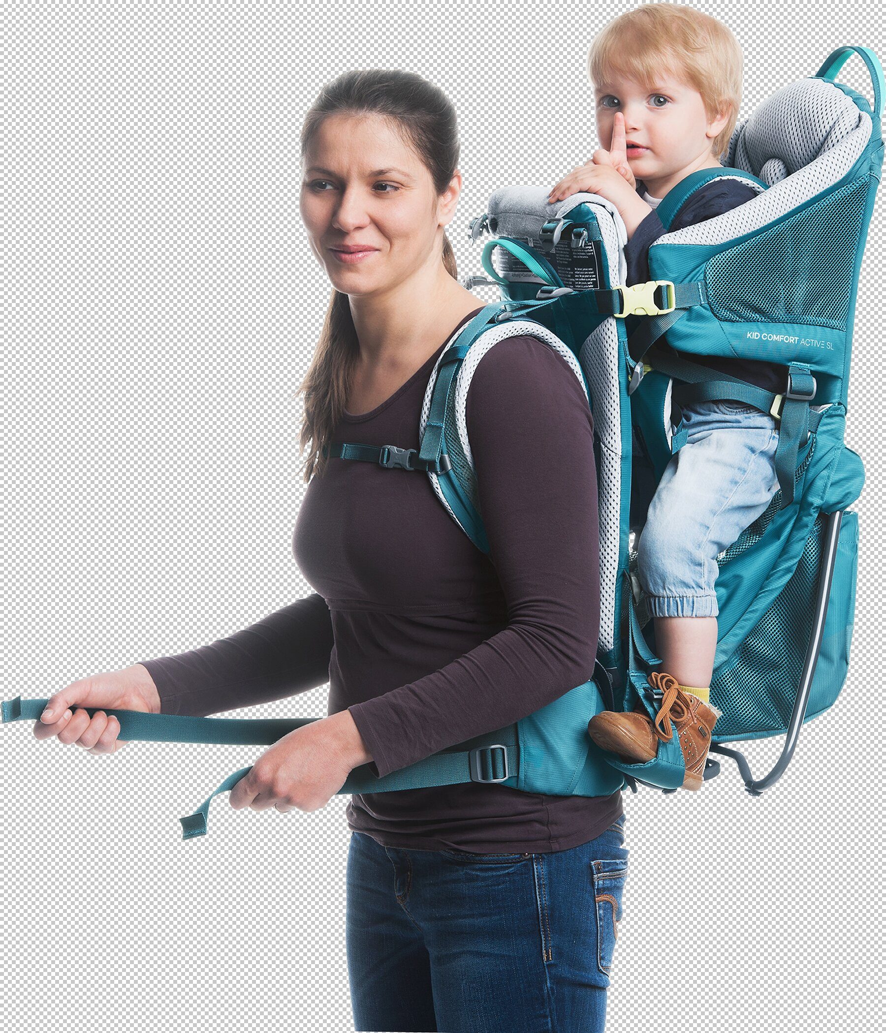 deuter Babytrage Kid Comfort Active SL, ergonomisches Design, geeignet ab 8 Monaten