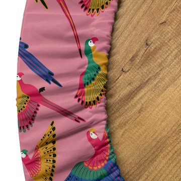 Abakuhaus Tischdecke Rundum-elastische Stofftischdecke, Vogel Tropische Papageien lange Schwänze