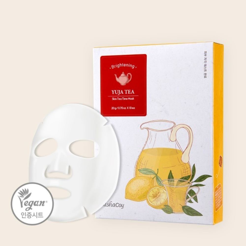 ElishaCoy Gesichtsmaske ElishaCoy Skin Tea Time Mask – Yuja Tea 20g, 1-tlg.