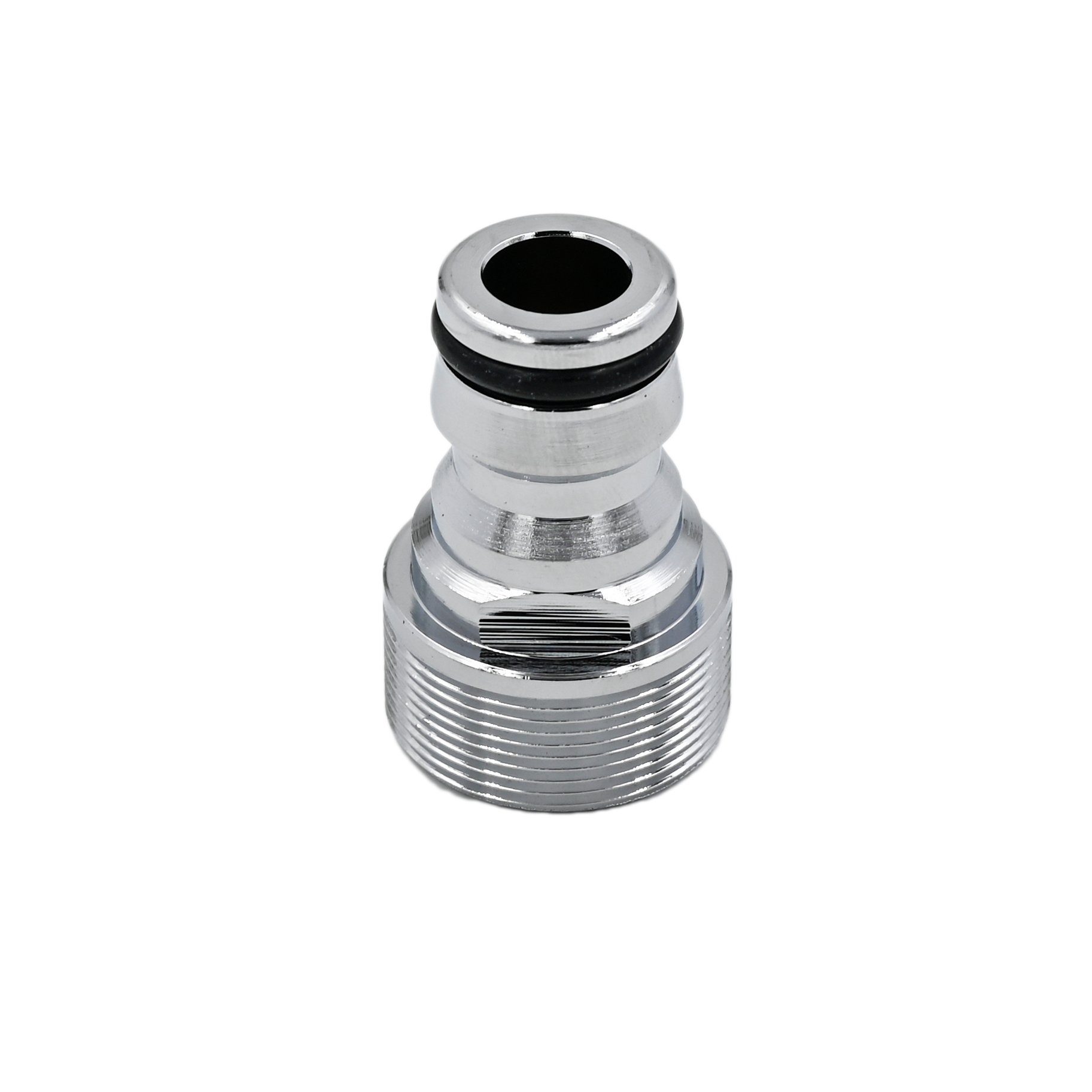 SpiceFlow Anschlussstück SpiceFlow Hahnadapter, Chrom Messing, M24 x 1 AG, Gardena komp., Bersonders Stabiel