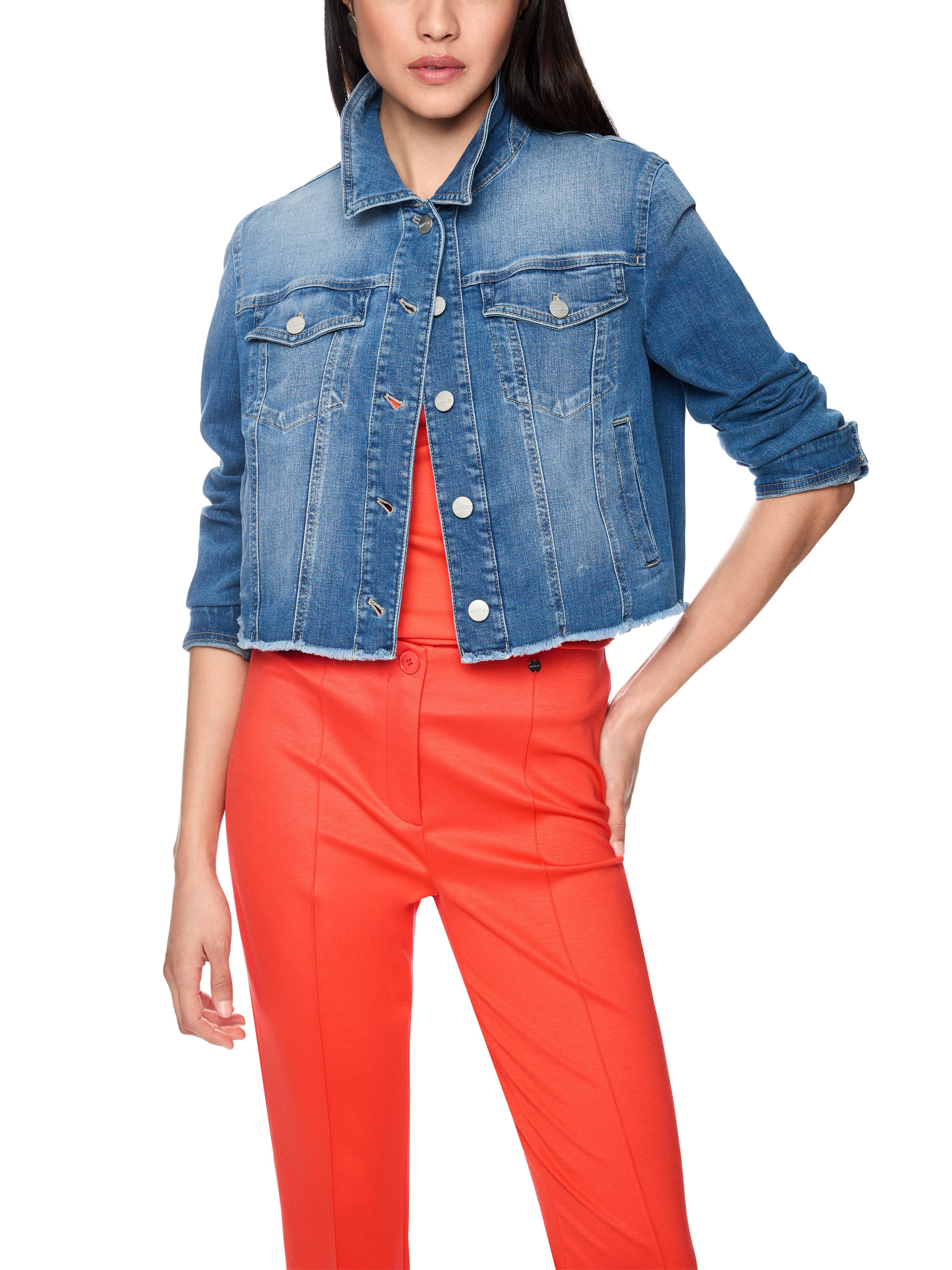 Marc Cain Jeansjacke Salty Breeze Premium Damenmode Kurz, aus Baumwollstret günstig online kaufen