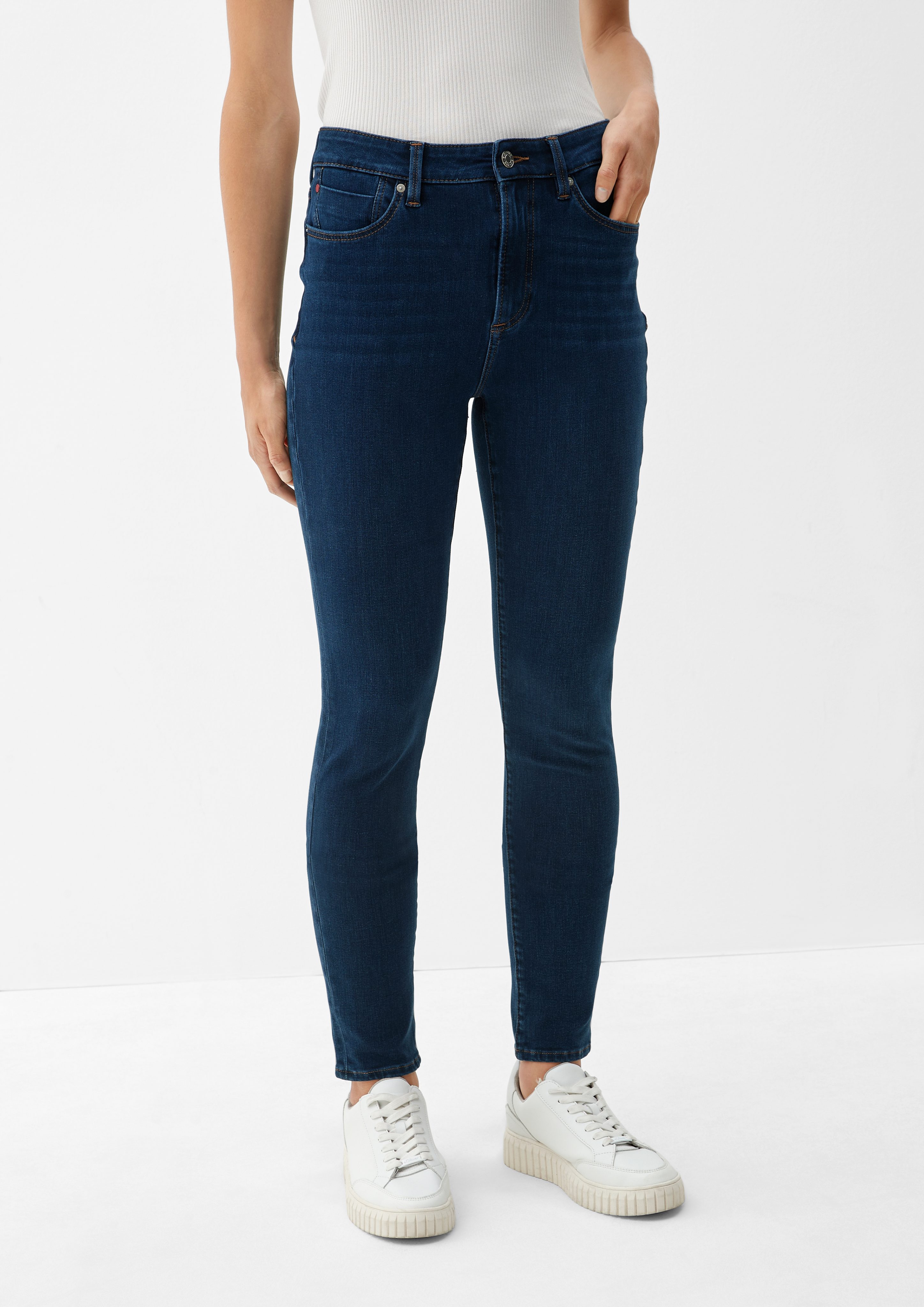 Leg s.Oliver Skinny Ankle-Jeans Fit Mid Izabell / 5-Pocket-Jeans Rise / Skinny /