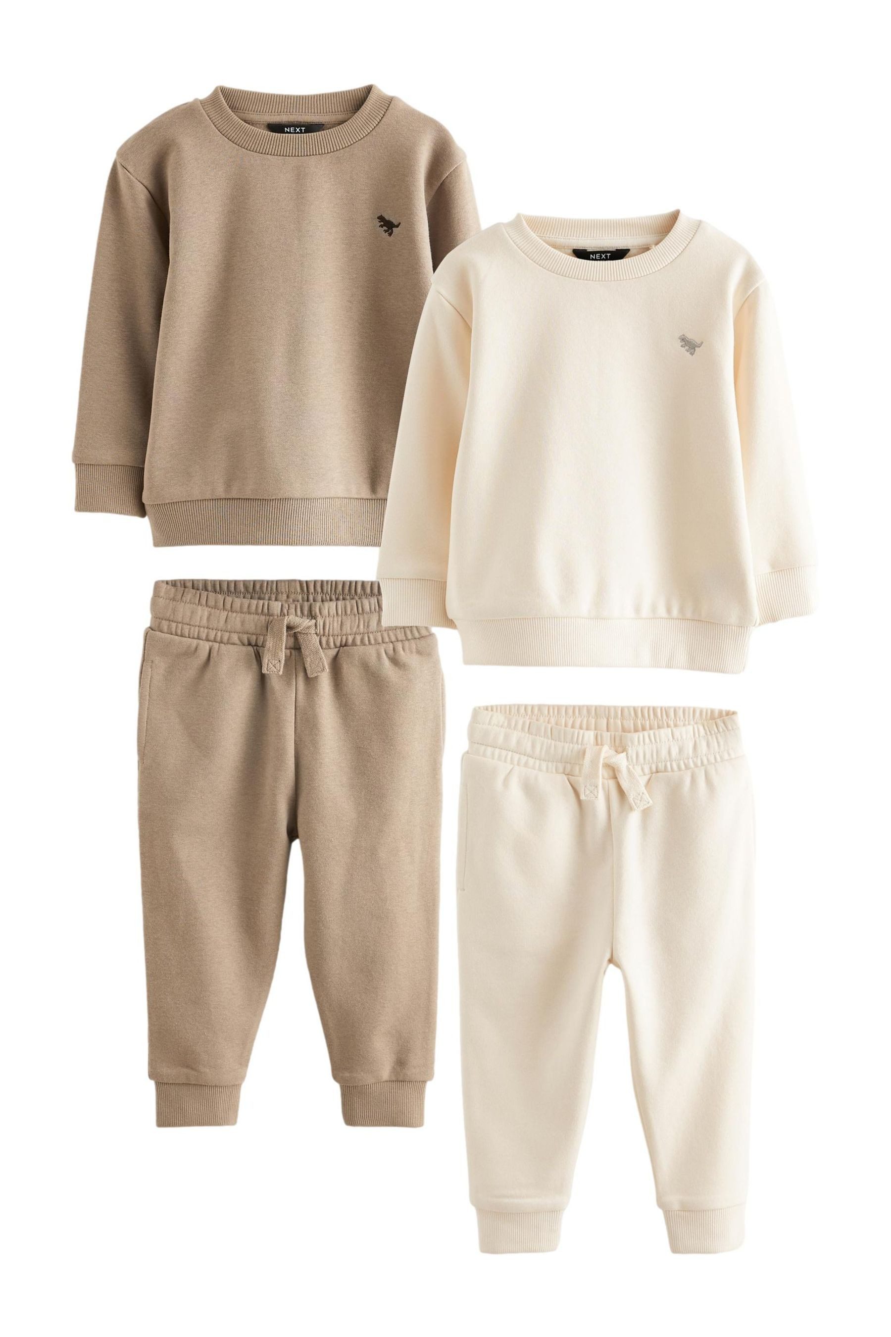 Next Sweatanzug Sweatshirt und Jogginghosen im 2-teiligen Set (4-tlg)