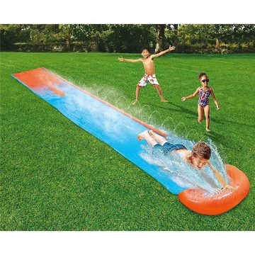 Bestway Wasserrutsche H2OGO! Wasserrutsche mit Wassersprinkler Single, Länge 488 cm, für den Garten