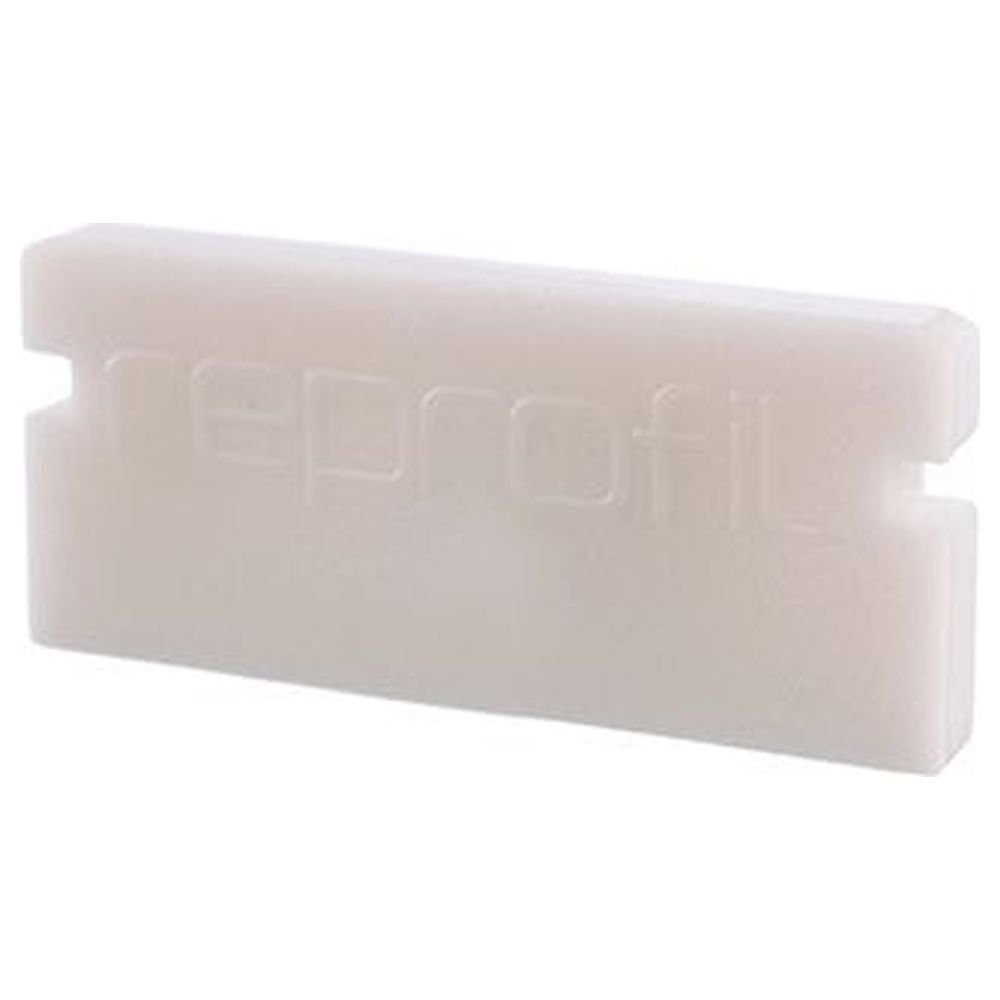 click-licht LED-Stripe-Profil Deko-Light Endkappe P-AU-01-10, 2er-Set, weiß, 16mm, für Abdeckung:, 1-flammig, LED Streifen Profilelemente