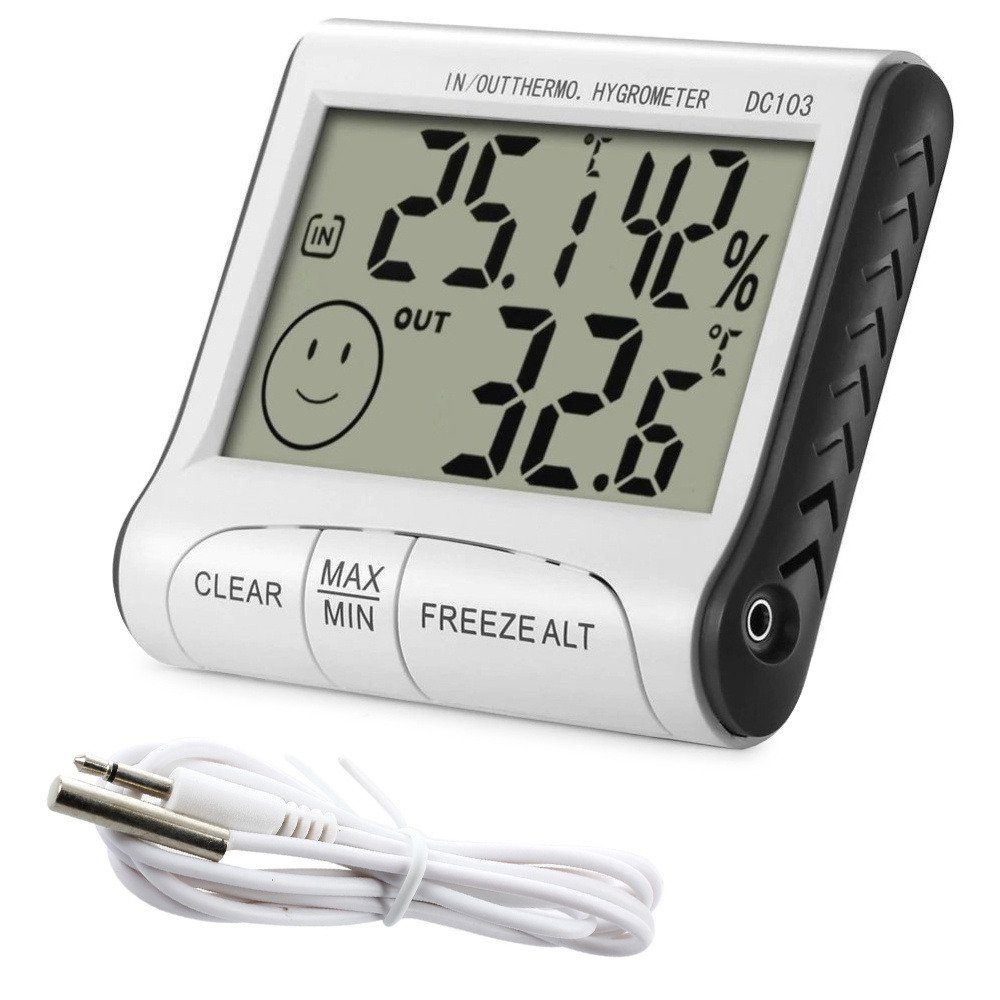 Wetterstation Wetterstation Außensensor Thermometer Hygrometer Luftfeuchtigkeit Temp
