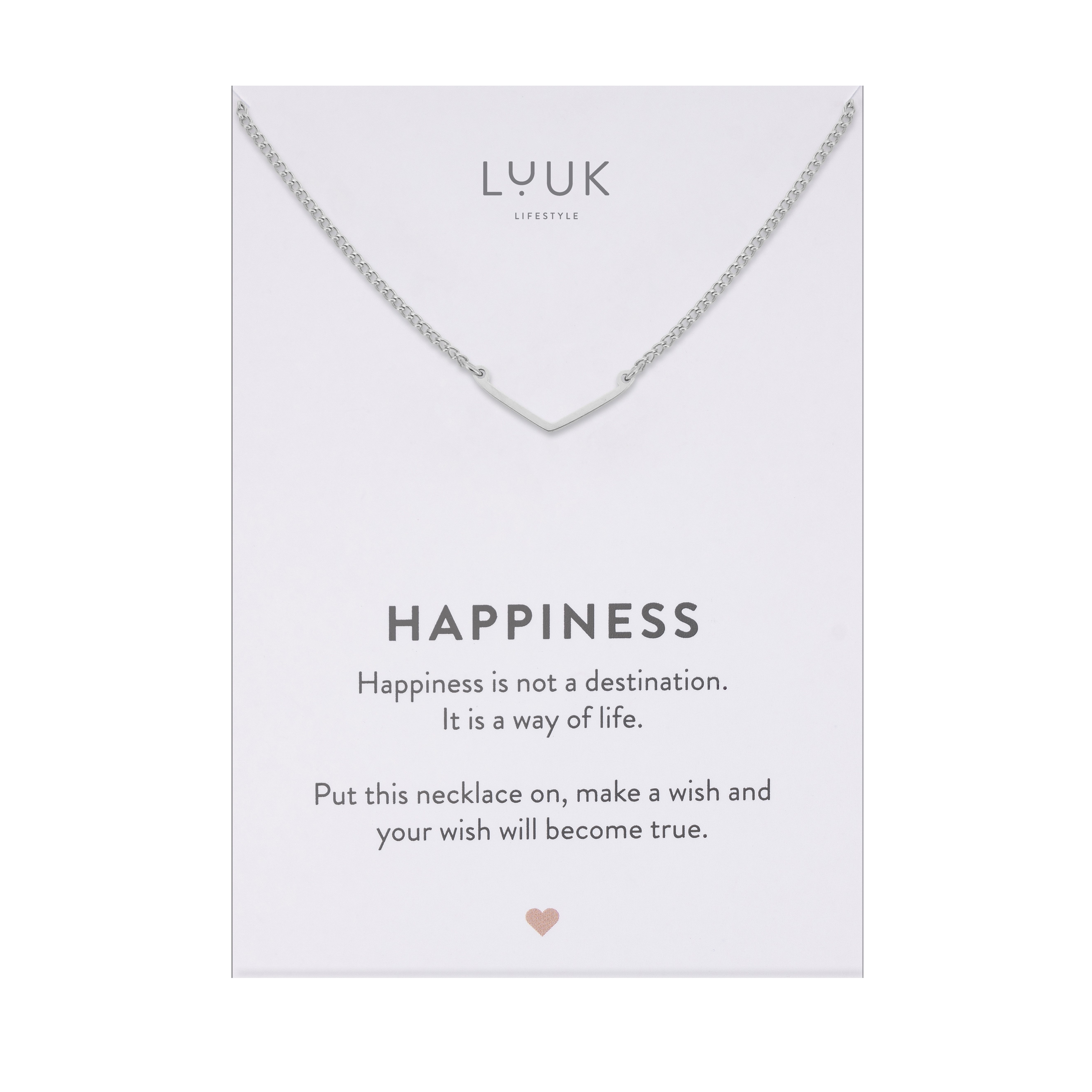 LUUK LIFESTYLE Kette mit Anhänger Chevron, günstig online kaufen