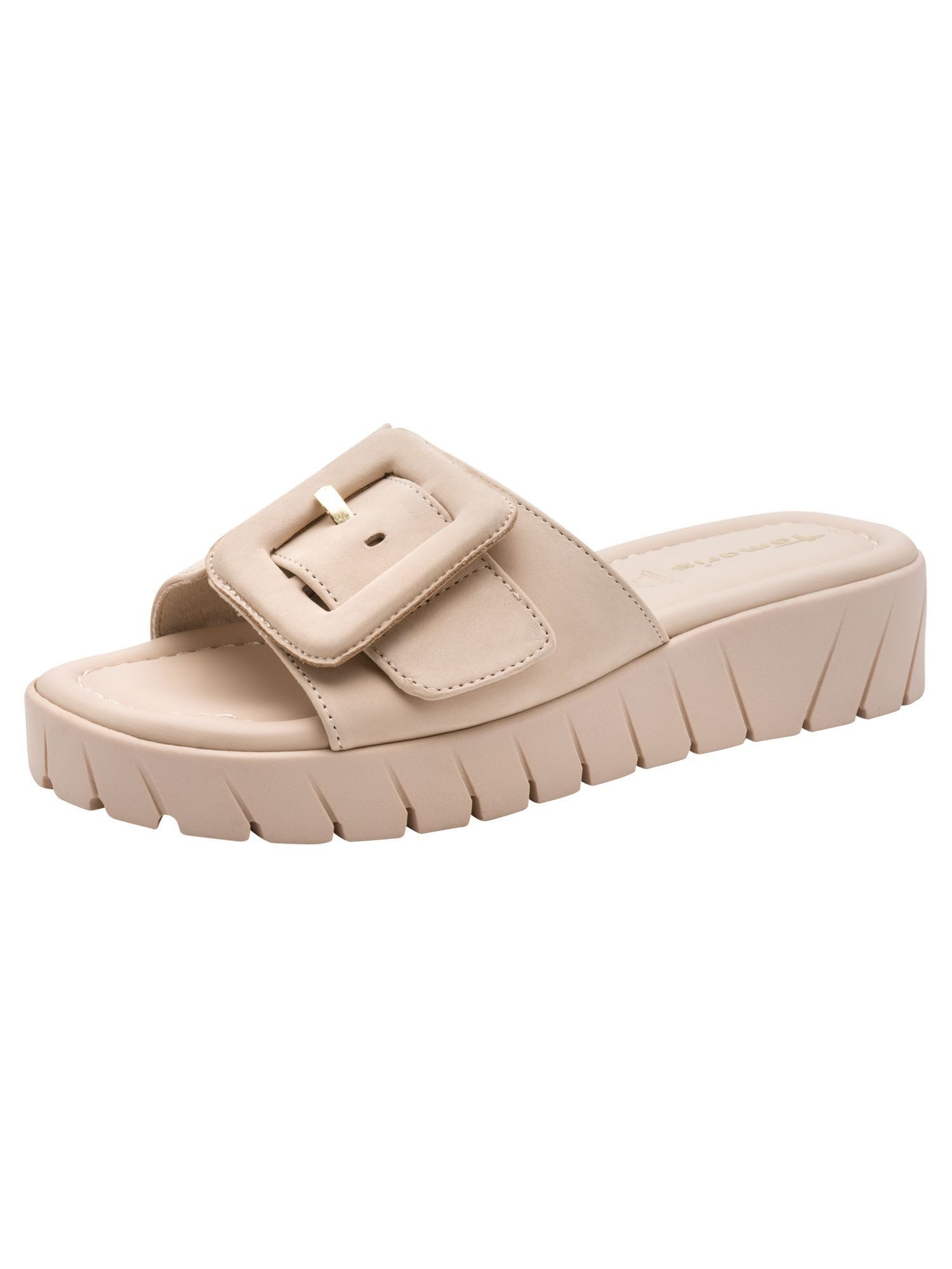 TOUCH-IT aus Leder kein Absatz 1-27213-46 Keilpantolette
