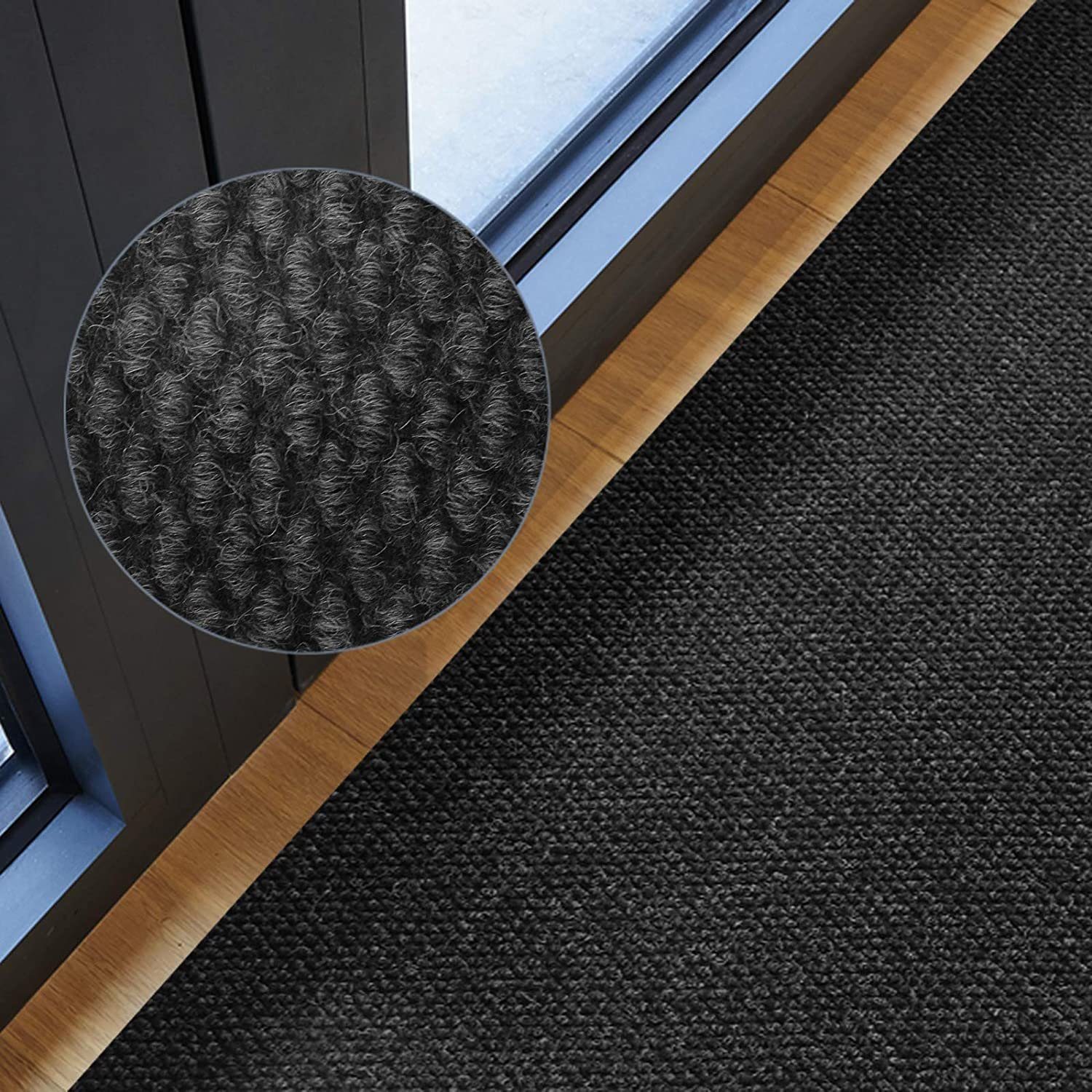 Floordirekt Fußmatte Schmutzfangmatte Hong Kong, Sauberlaufmatte für Ihren Eingangsbereich, Rechteckig, Höhe: 10 mm – Bild 4 von 5