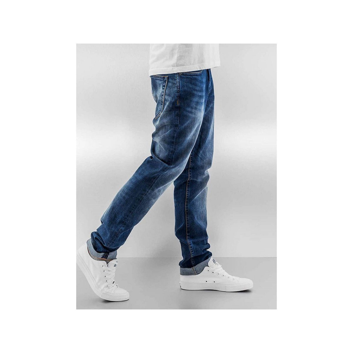 blau (1-tlg) Jones & Jack 5-Pocket-Jeans