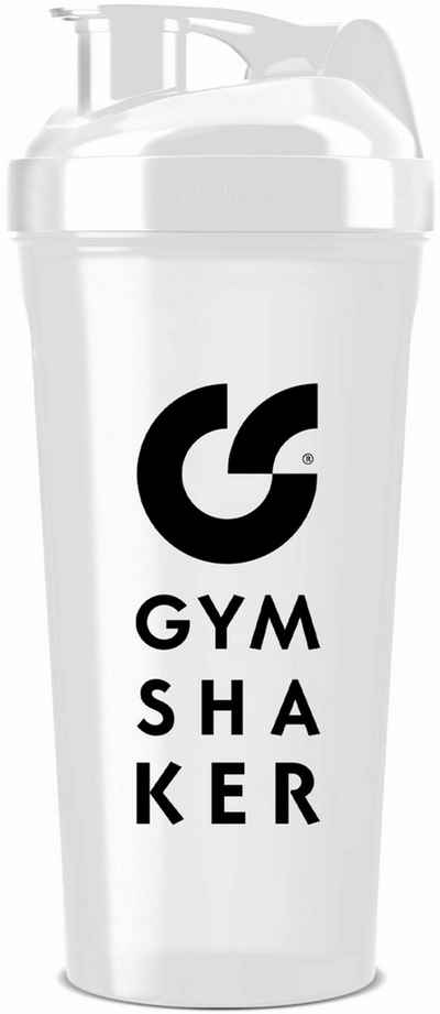 GYMSHAKER Protein Shaker Premium 800 ml Trinkflasche, Premium Shaker mit Messmarkierungen, Mischsieb