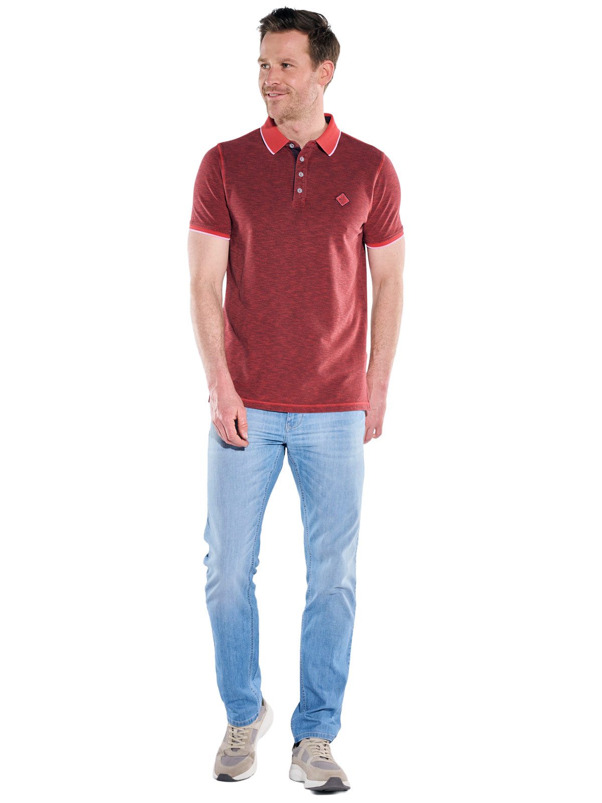 Engbers Poloshirt Herren Poloshirt, Rot