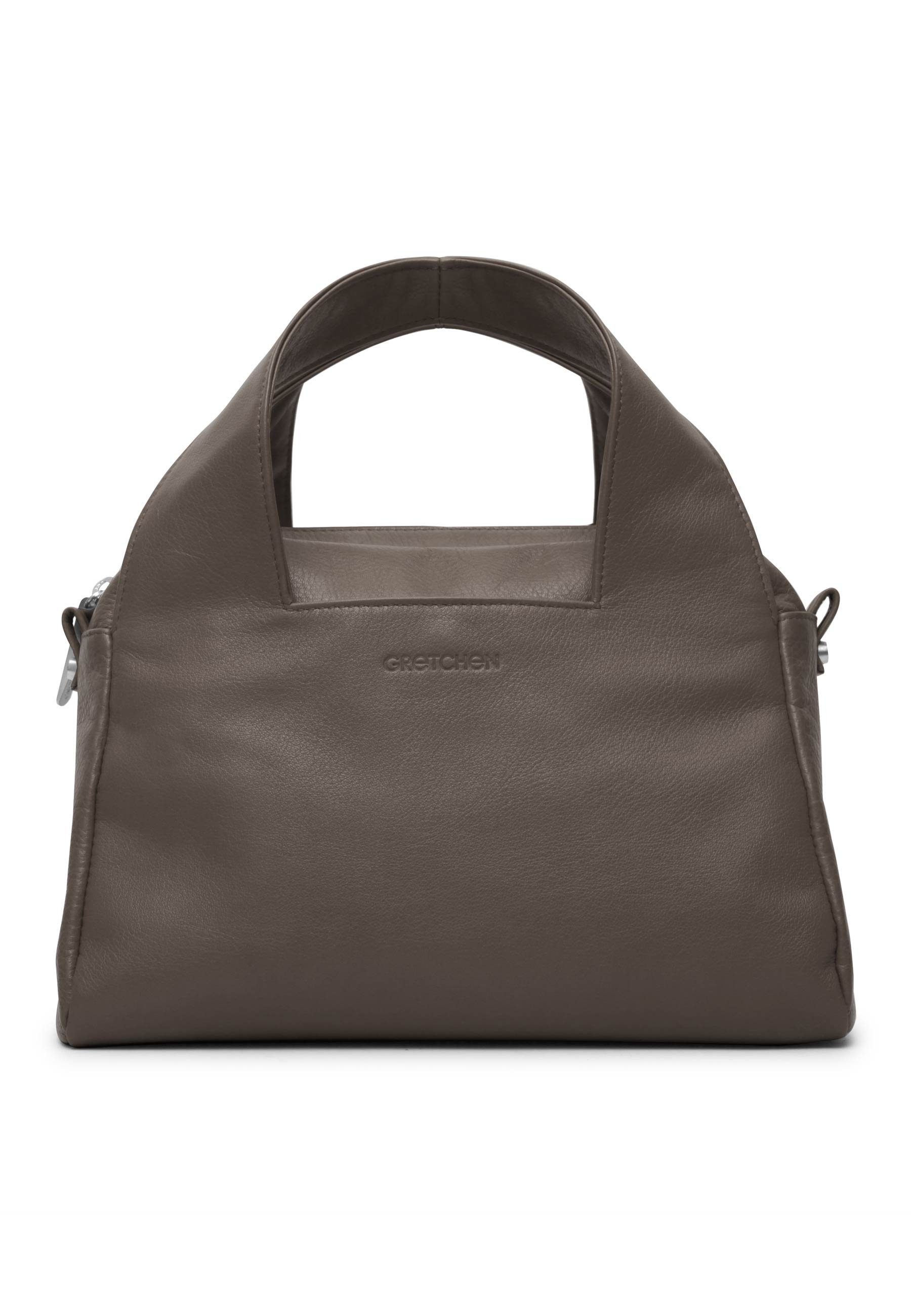 GRETCHEN Henkeltasche Ruby Tote Three, praktischen grau mit Seitentaschen