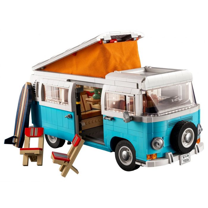 LEGO® Konstruktionsspielsteine LEGO® Volkswagen T2 Campingbus (Set 2207 St)