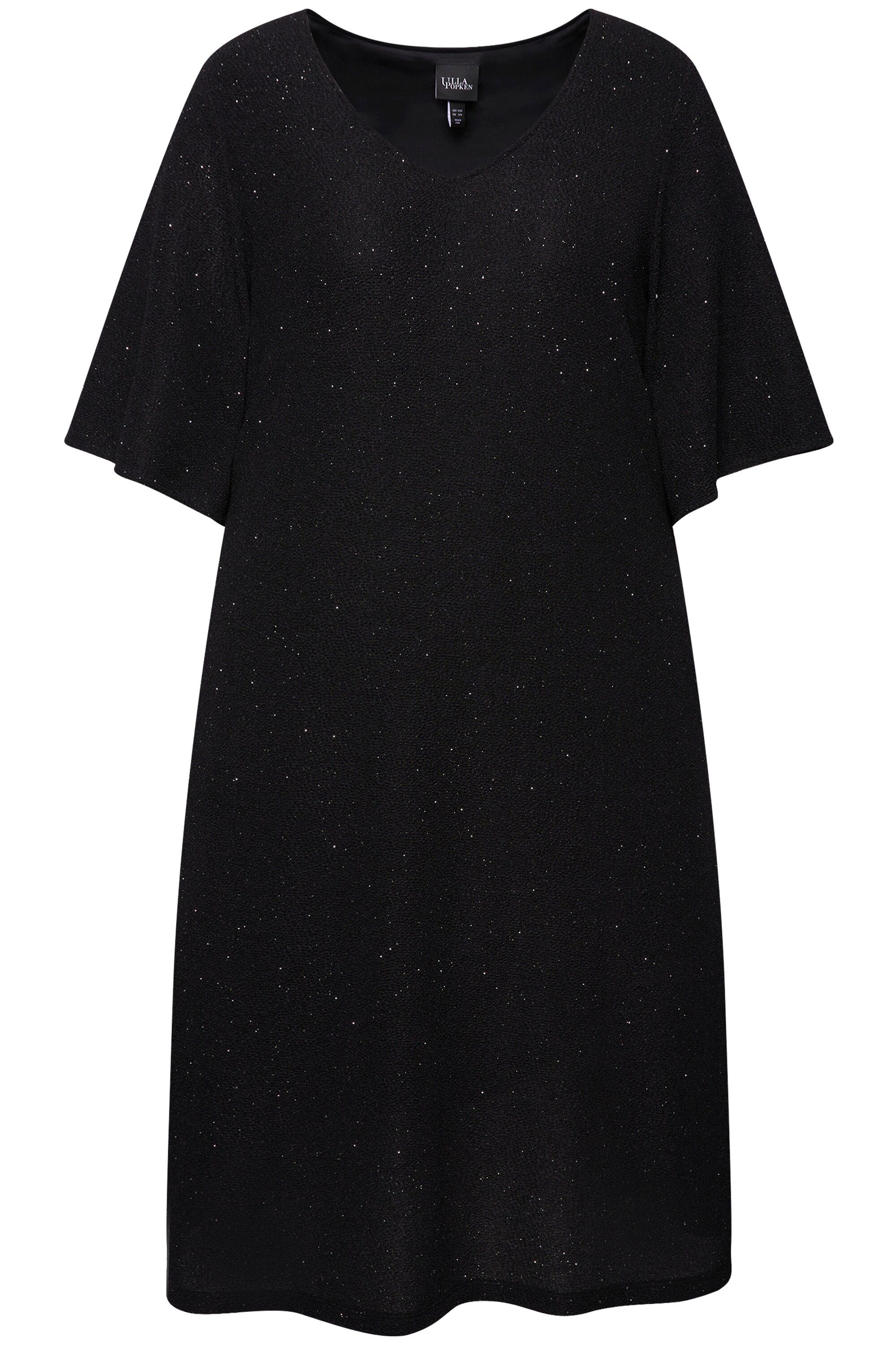 Ulla Popken Cocktailkleid Midikleid A-Linie Glitter günstig online kaufen