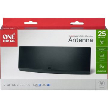 One for All DVB-T Curved EX Antenne 5G Flachantenne