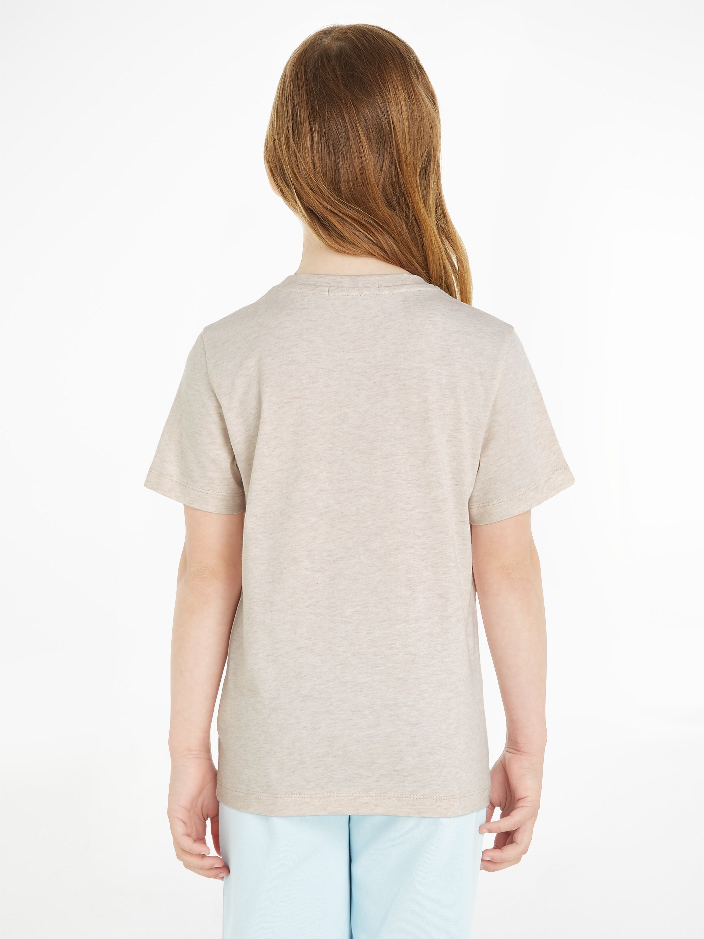 Calvin Klein Jeans Heather Vanilla MONOGRAM SS T-Shirt T-SHIRT CK