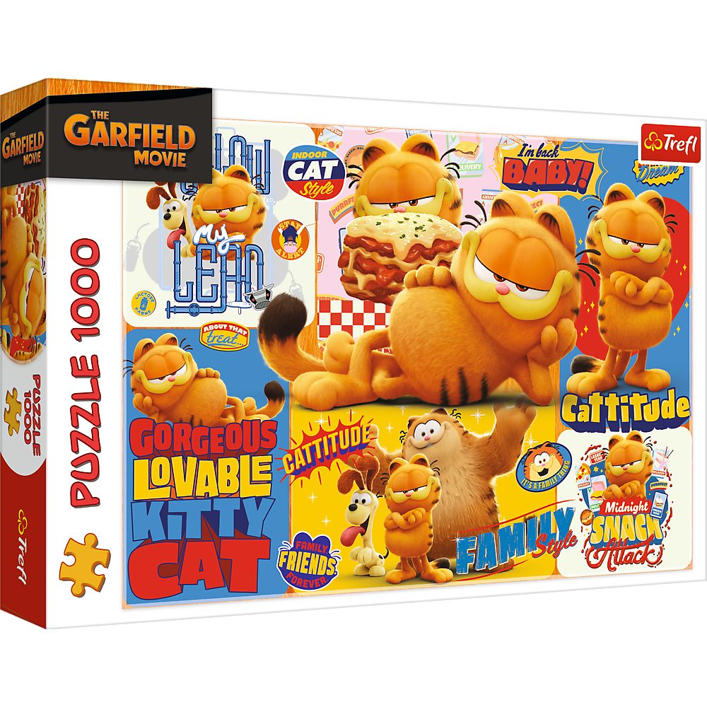 Trefl Puzzle Trefl, Garfield, 1000 Teile Puzzle, 1000 Puzzleteile, Made in günstig online kaufen