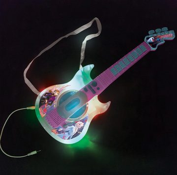 Lexibook® Spielzeug-Musikinstrument Elektronische Gitarre Disney Die Eiskönigin mit Mikrofon Elsa Anna