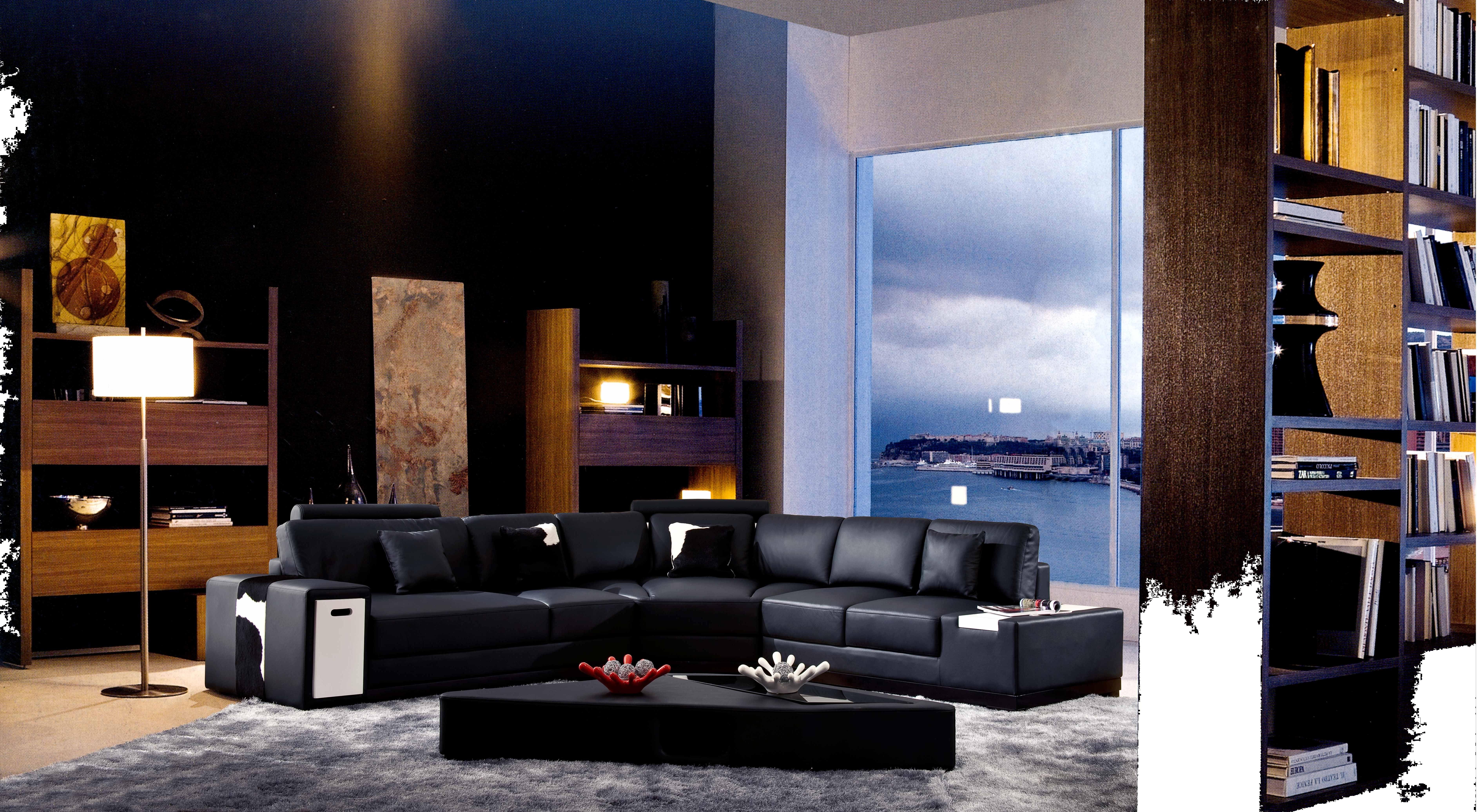 Xlmoebel Ecksofa Großes Designer Ecksofa aus hochwertigem Leder in modernem Design, Hergestellt in Europa