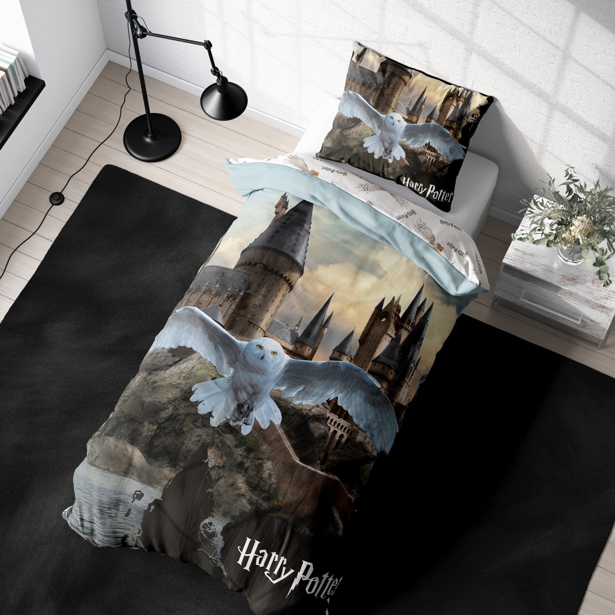 MTOnlinehandel Bettwäsche Harry Potter Fly, 135x200 + 80x80 cm in Renforcé, günstig online kaufen