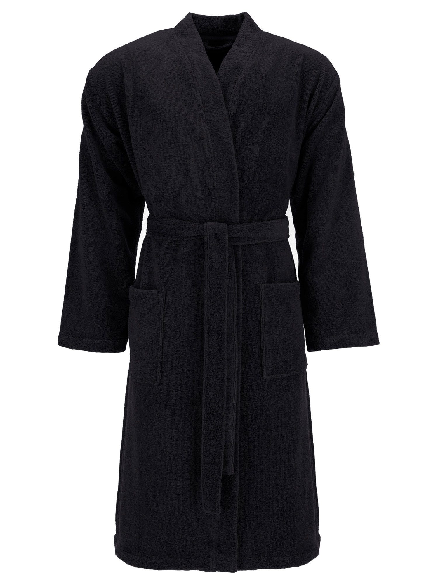 Vossen Herrenbademantel Herren Kimonomantel Cosmo, mit Baumwolle