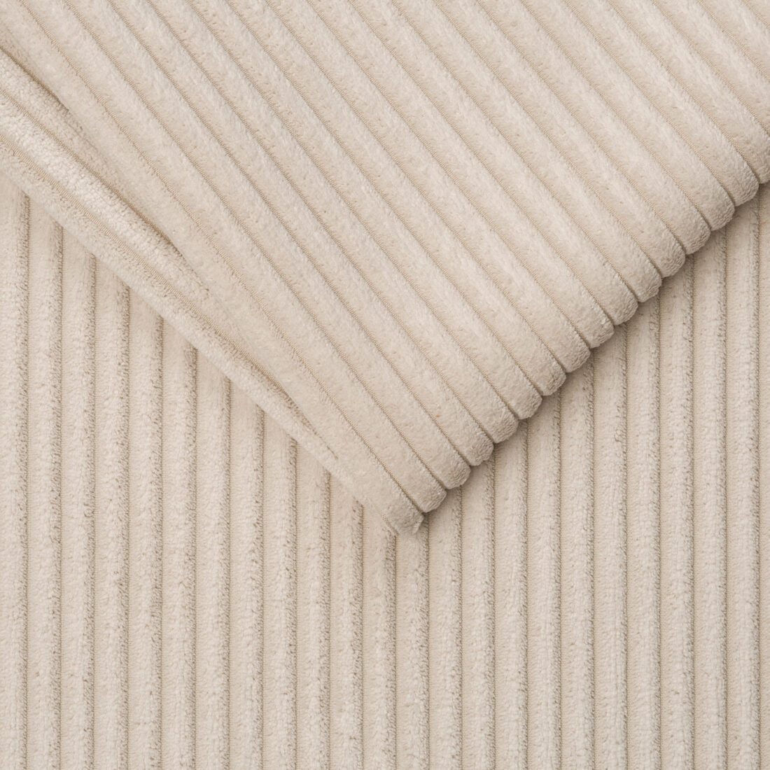 Trends by HG Ecksofa Summer L-Form, B: 280cm, in Cord & Struktur, wahlweise mit Kopfstützen, schwarze Metallfüße
