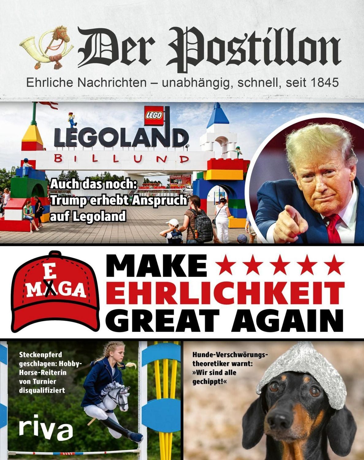 Der Postillon / Stefan Sichermann, MEGA: Make Ehrlichkeit Great Again, Jahrbuch des beliebten Online-Satire-Magazins. Geschenk für Männer und Frauen zu Geburtstag oder Weihnachten (Postillon, Band 11)
