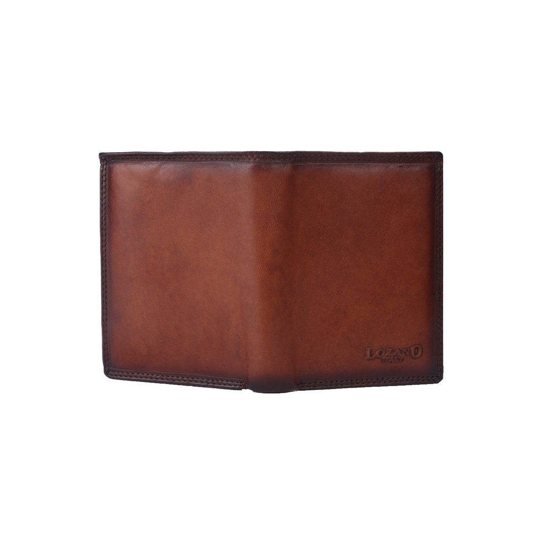 Männerbörse Portemonnaie, Herren Münzfach Lederbörse mit Geldbörse Schutz Büffelleder Brieftasche Börse Leder SHG RFID