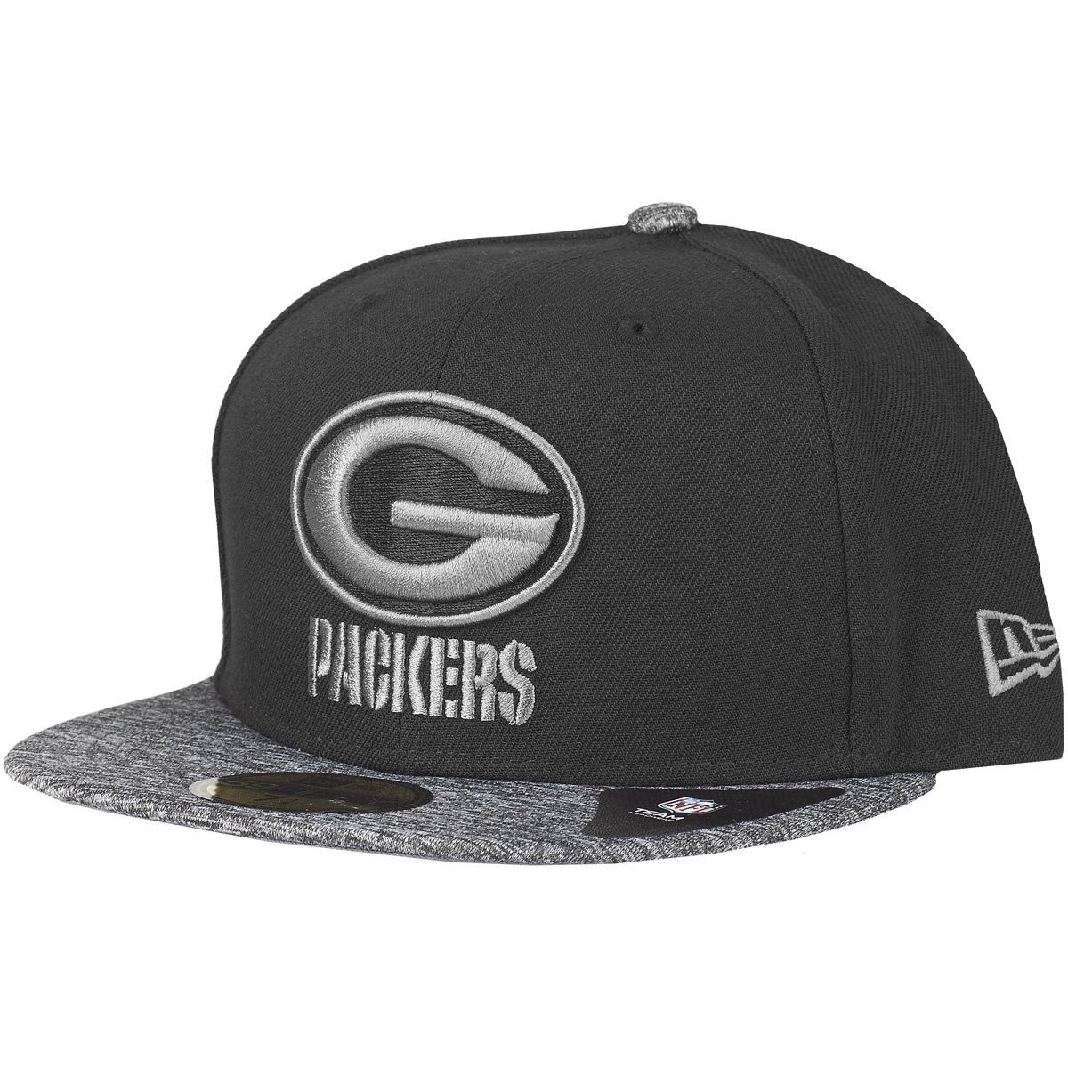 New Era Fitted Cap 59Fifty GREY II Green Bay Packers