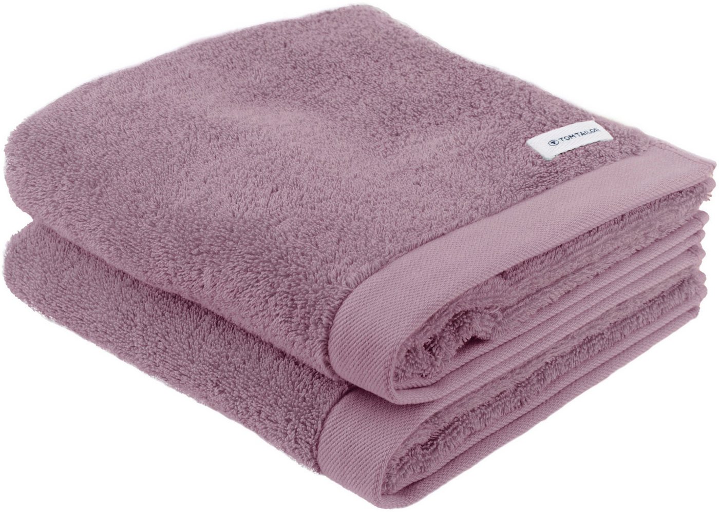 TOM TAILOR HOME Handtuch COLOR BATH, Frottier (2-St), 100% Baumwolle, 50x100 cm, uni, große Farbauswahl