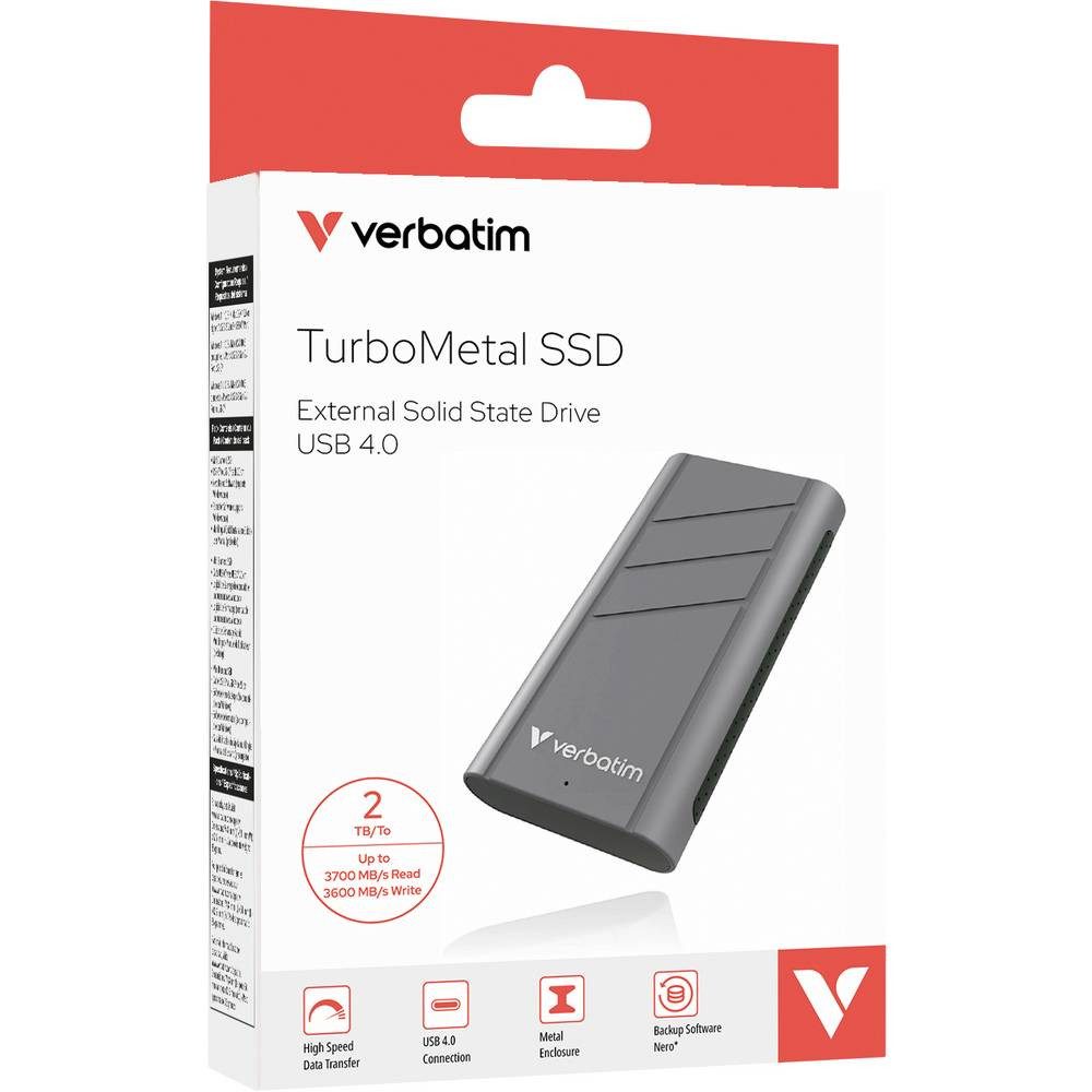 Verbatim SSD USB4, 2 TB 32022 externe SSD