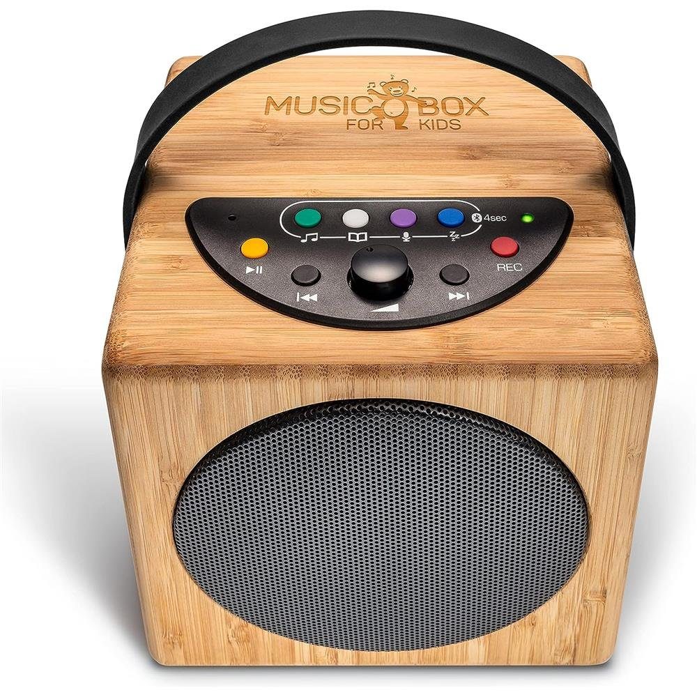 Kids für Music Box von for W, Kinder Bluetooth) Wavemaster Bluetooth-Lautsprecher USB-Stick KidzAudio (3,5 Wiedergabe