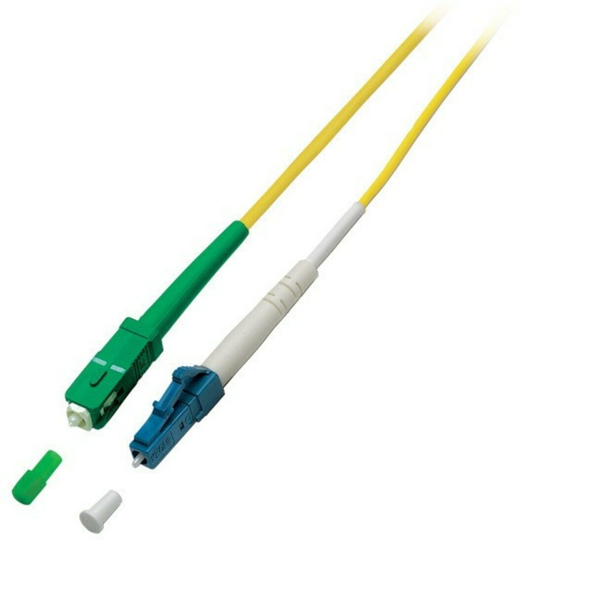 OS2 simplex Glasfaserkabel SC/APC-LC 3m Glasfaserkabel