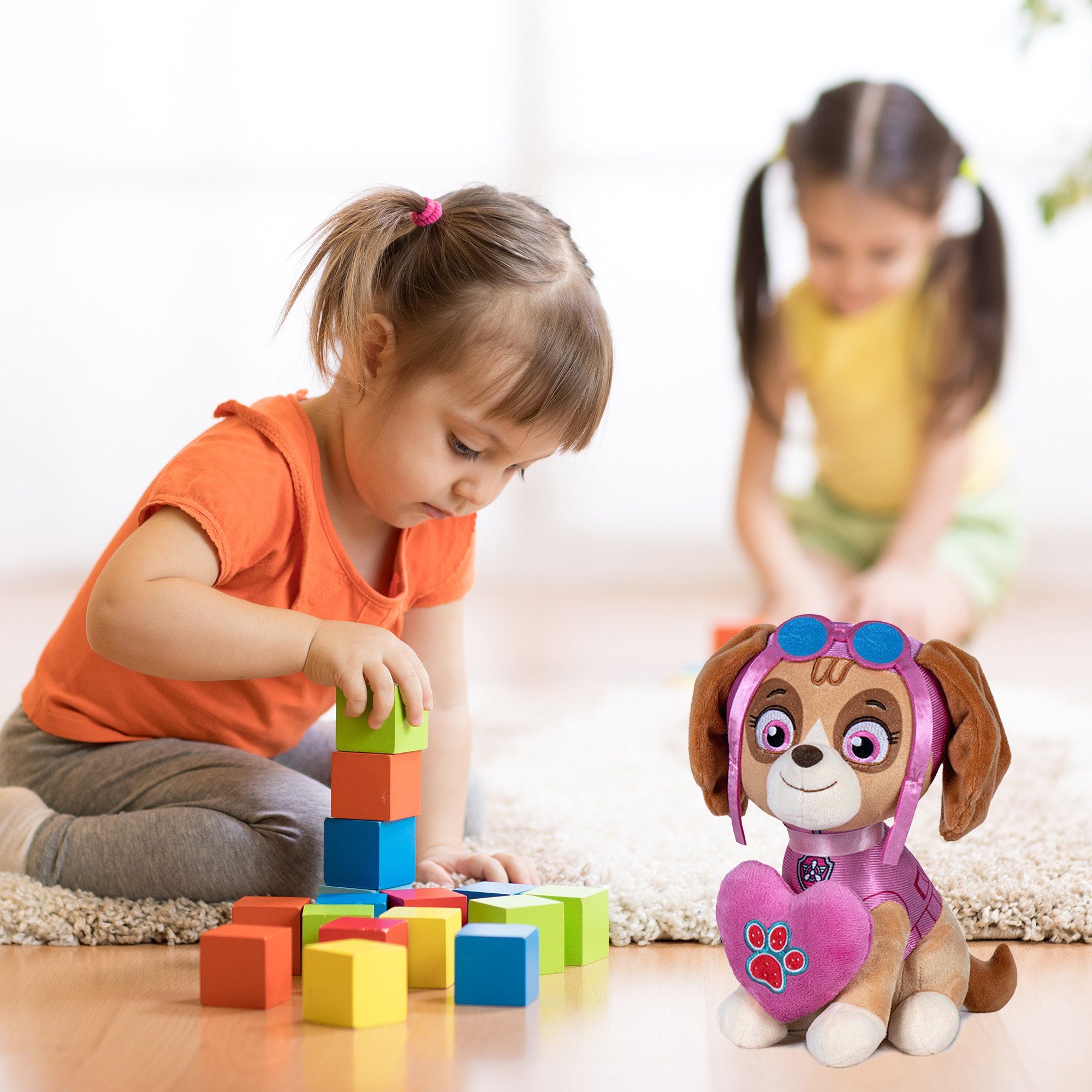 Play by Play Plüschfigur PAW Patrol (skye) 27cm Kuscheltier für Fans der beliebten TV-Serie, ideal als Geschenk für Jungen und Mädchen