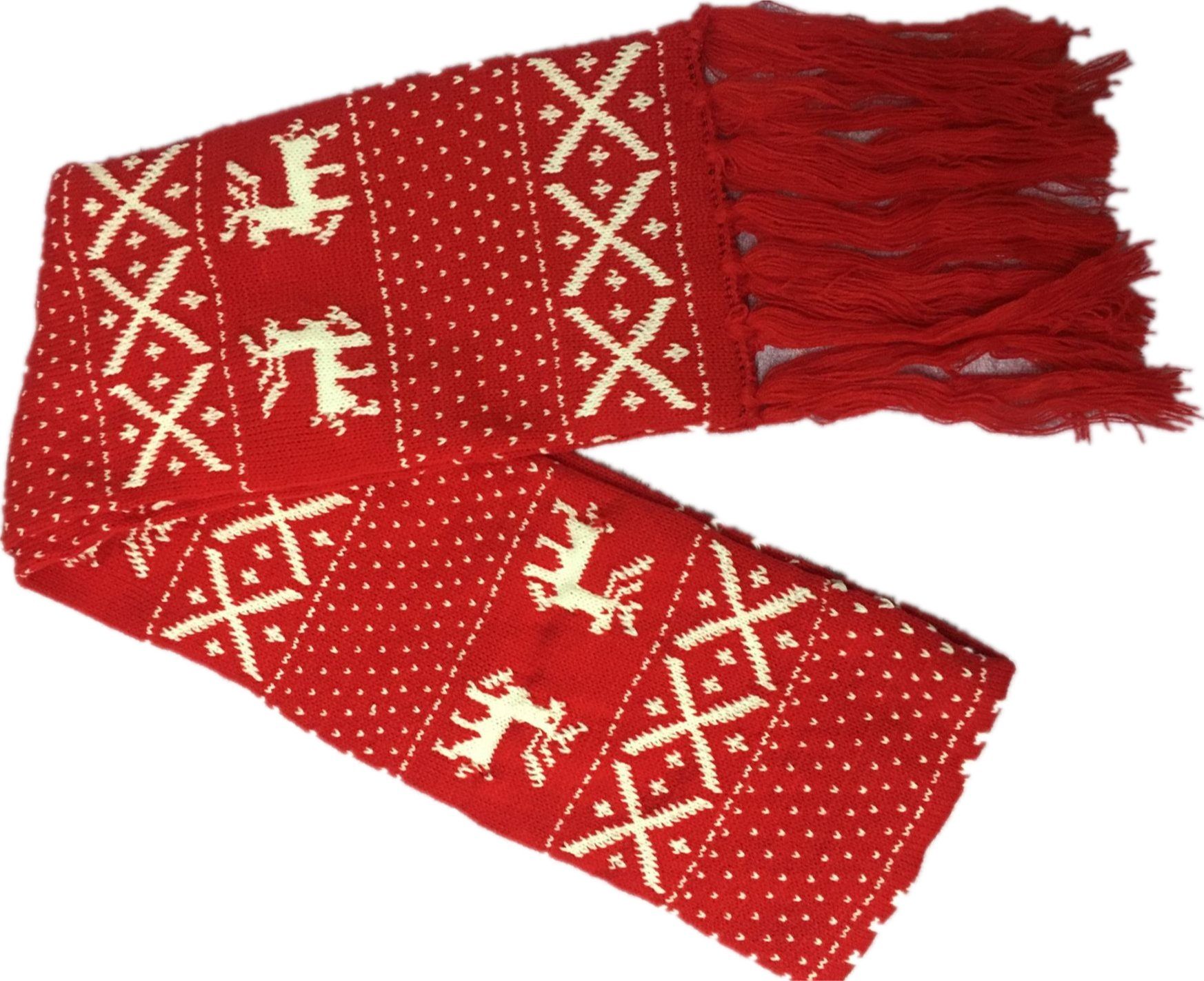 Herbstoutfits, Ein Winter- Halstuch TUABUR für Accessoire tolles Rot (1-St) oder