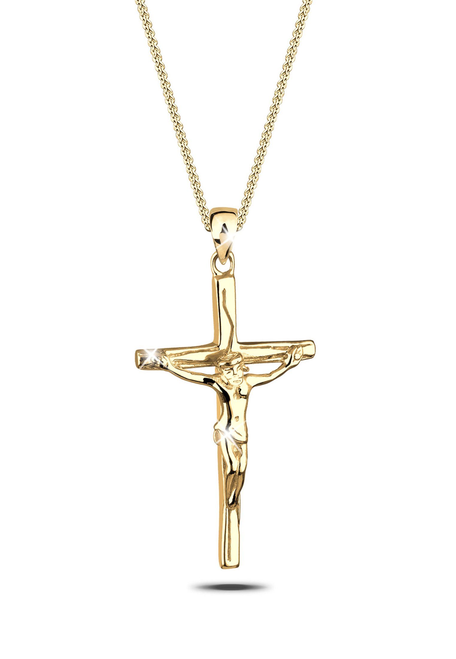 Elli Kette mit Anhänger »mit Anhänger Kreuz Jesus Kruzifix 925 Silber«  online kaufen | OTTO