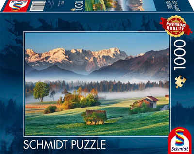 Schmidt Spiele Puzzle Garmisch Partenkirchen, Murnauer Moos, 1000 Puzzleteile