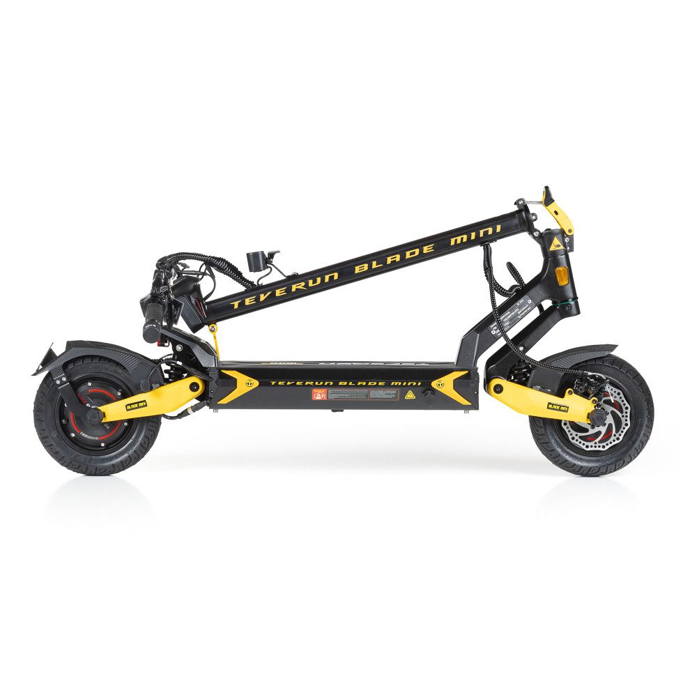TEVERUN E-Scooter Teverun Blade Mini Pro eKFV E-Scooter mit Straßenzulassung, 20 km/h, (Packung), 22,5Ah DMEGC, 2×250W Bosch, ABE, Federung, APP